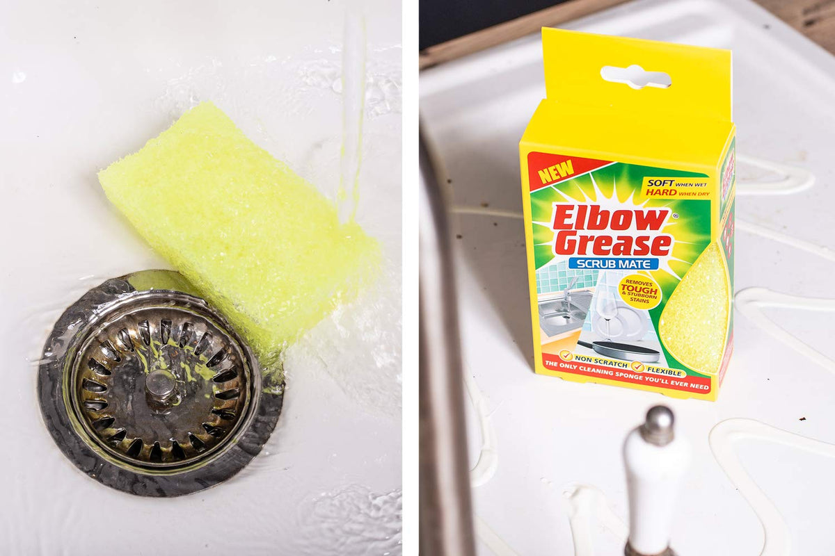 Elbow Grease Scrub Mate - Tough on Stains, Non-Scratch Cleaning | Pack of 1 3