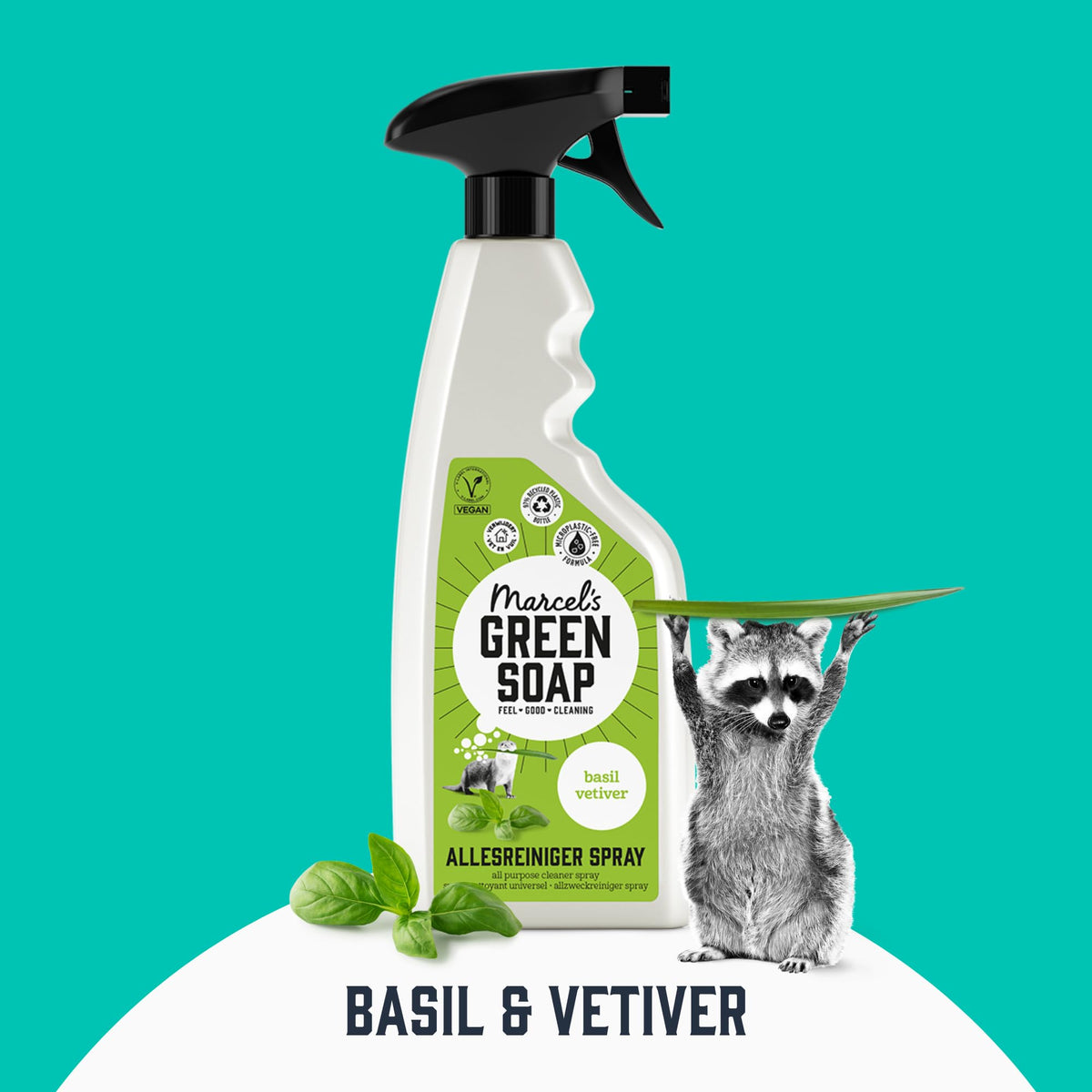 Marcel's Green Soap All-Purpose Cleaner Spray - Basil & Vetiver Scent - 500 ml 5