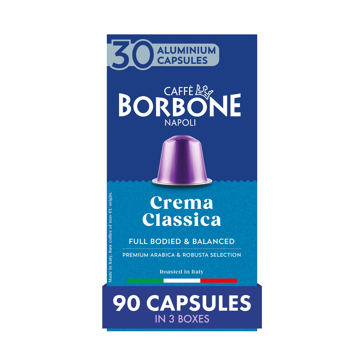 Caffè Borbone Crema Classica - 90 Coffee Capsules | Full-bodied & Balanced | Nespresso Compatible 1