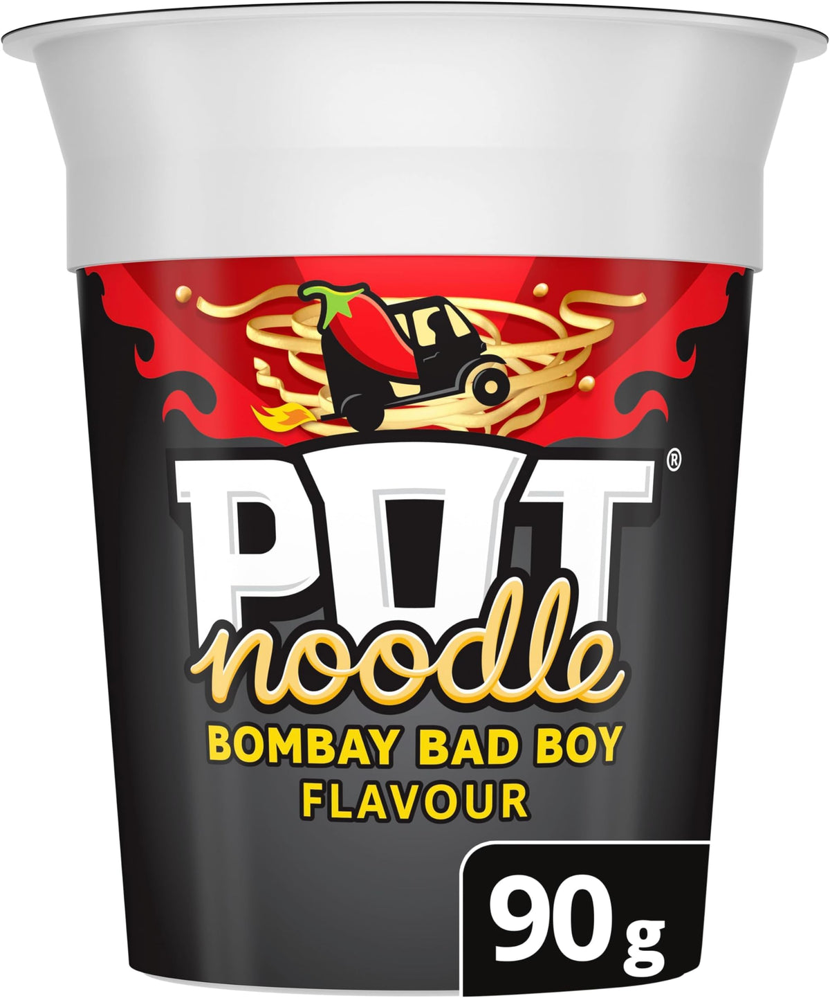 Pot Noodle Bombay Bad Boy Curry Noodles - 90g Pot (Pack of 5)