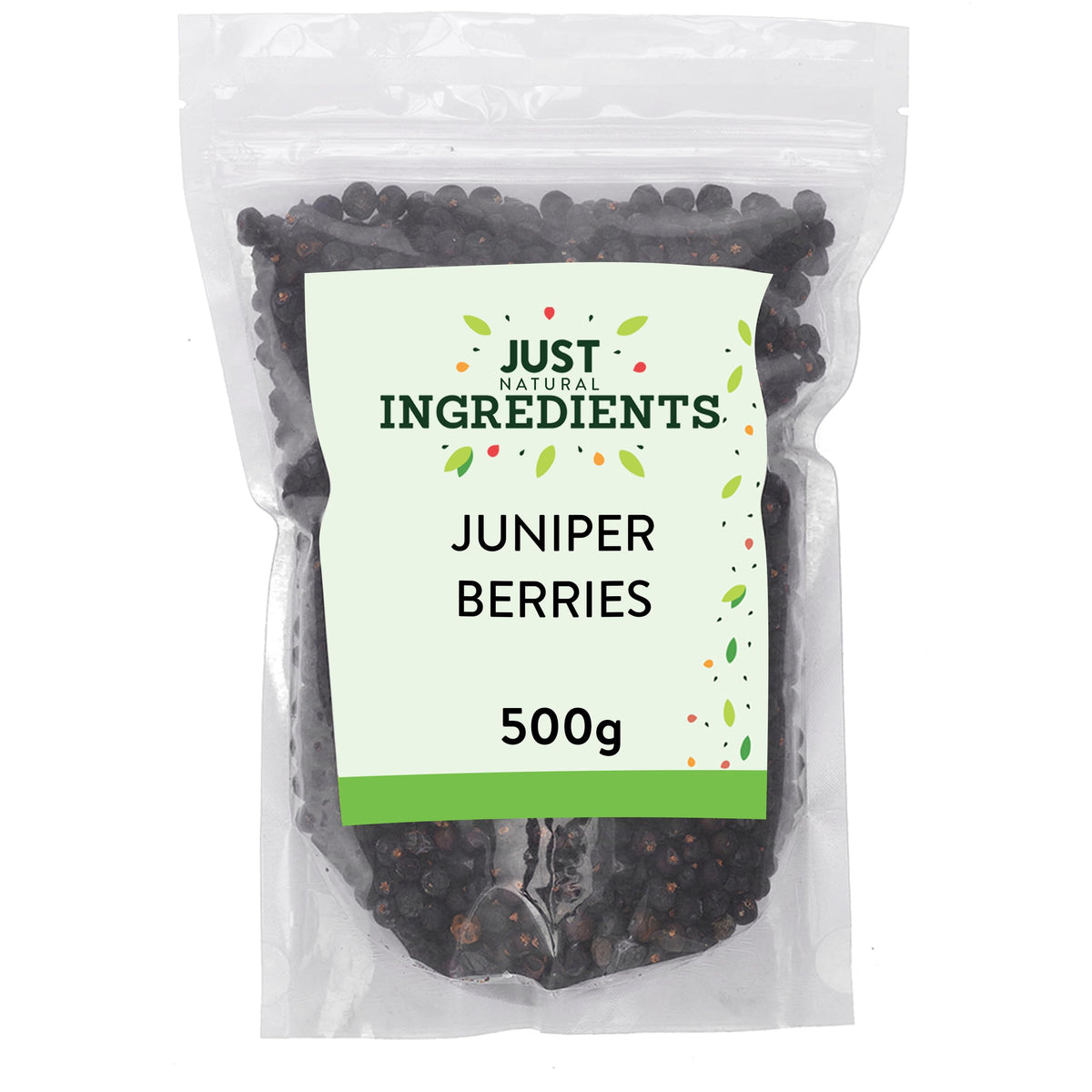 JustIngredients Juniper Berries - 500g Organic Dried Spice for Gin & Cooking