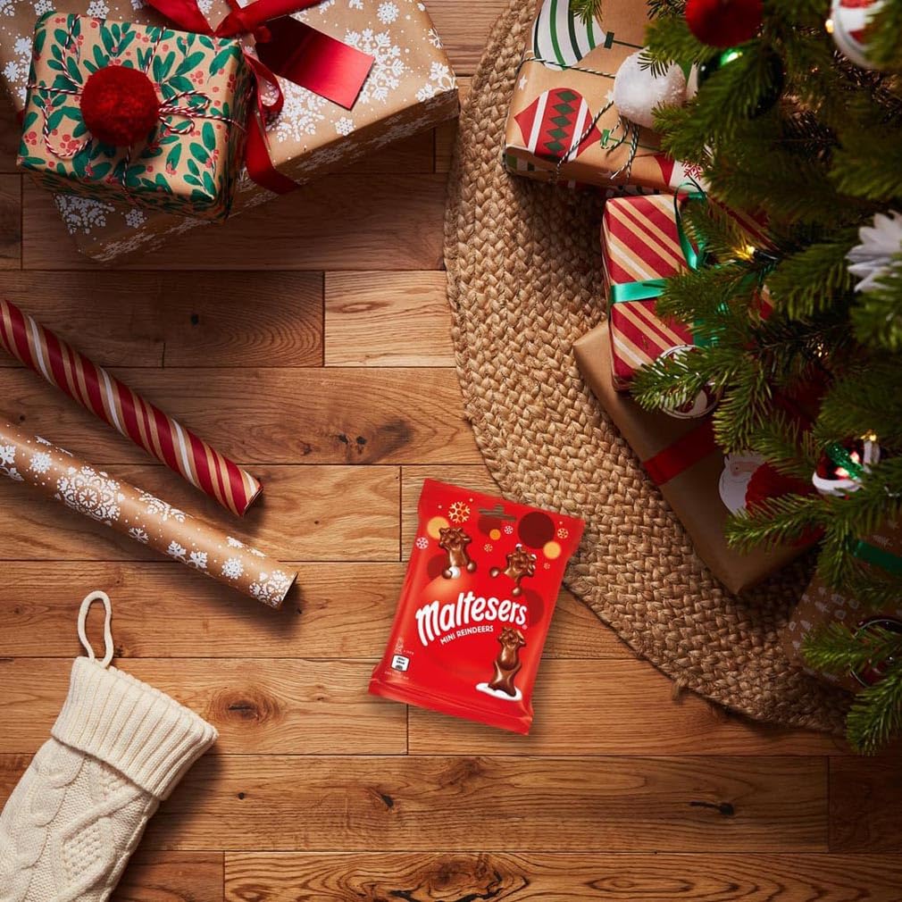 Maltesers Reindeer Chocolate Bar - Honeycomb Malt Filling | 59g | Christmas Edition 5