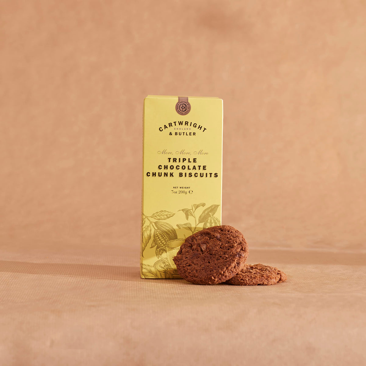 Cartwright & Butler Triple Choc Chunk Biscuits - Pack of 2 | 400g 4