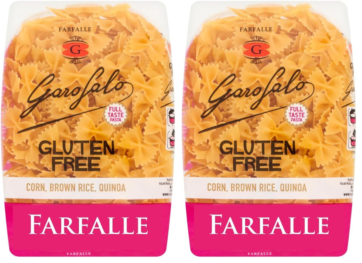Garofalo Gluten Free Farfalle Pasta - 800g (Pack of 2)