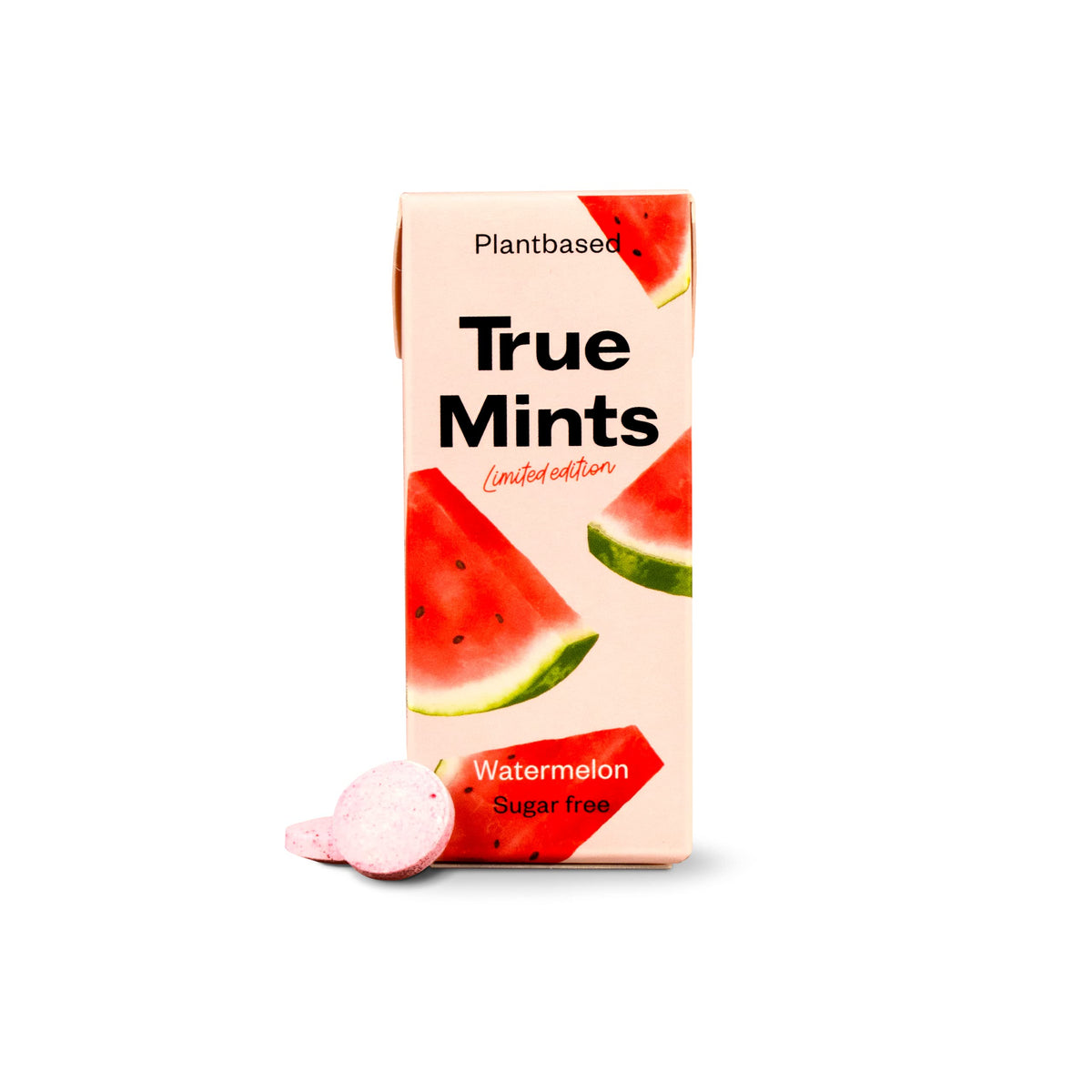 True Gum Watermelon Mints - Sugar-Free, Vegan, Xylitol Sweetened | 12-Pack 3