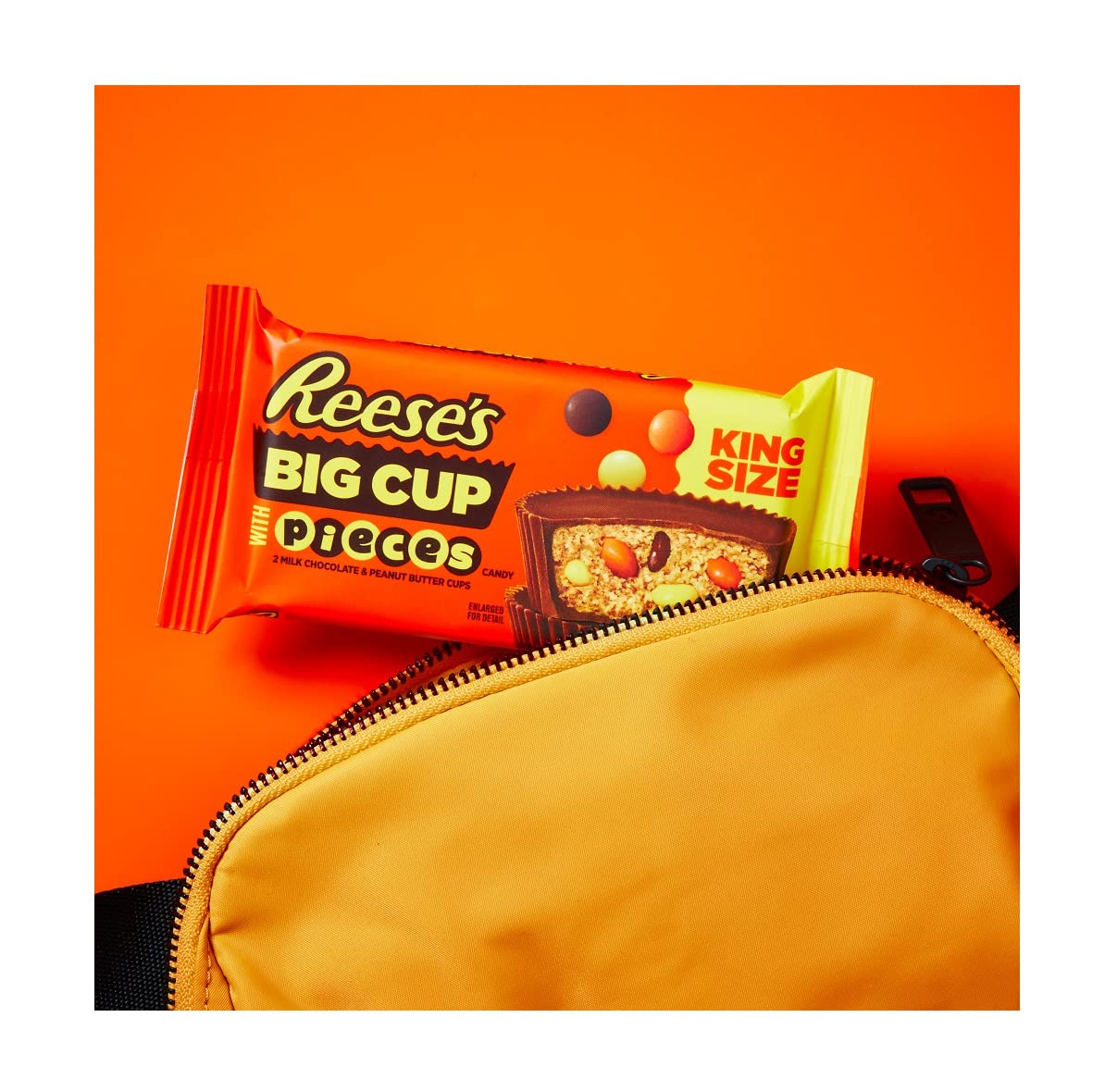 Reese's Milk Chocolate Peanut Butter Cups with Reese's Pieces, Giant Size, 16 Packs 4