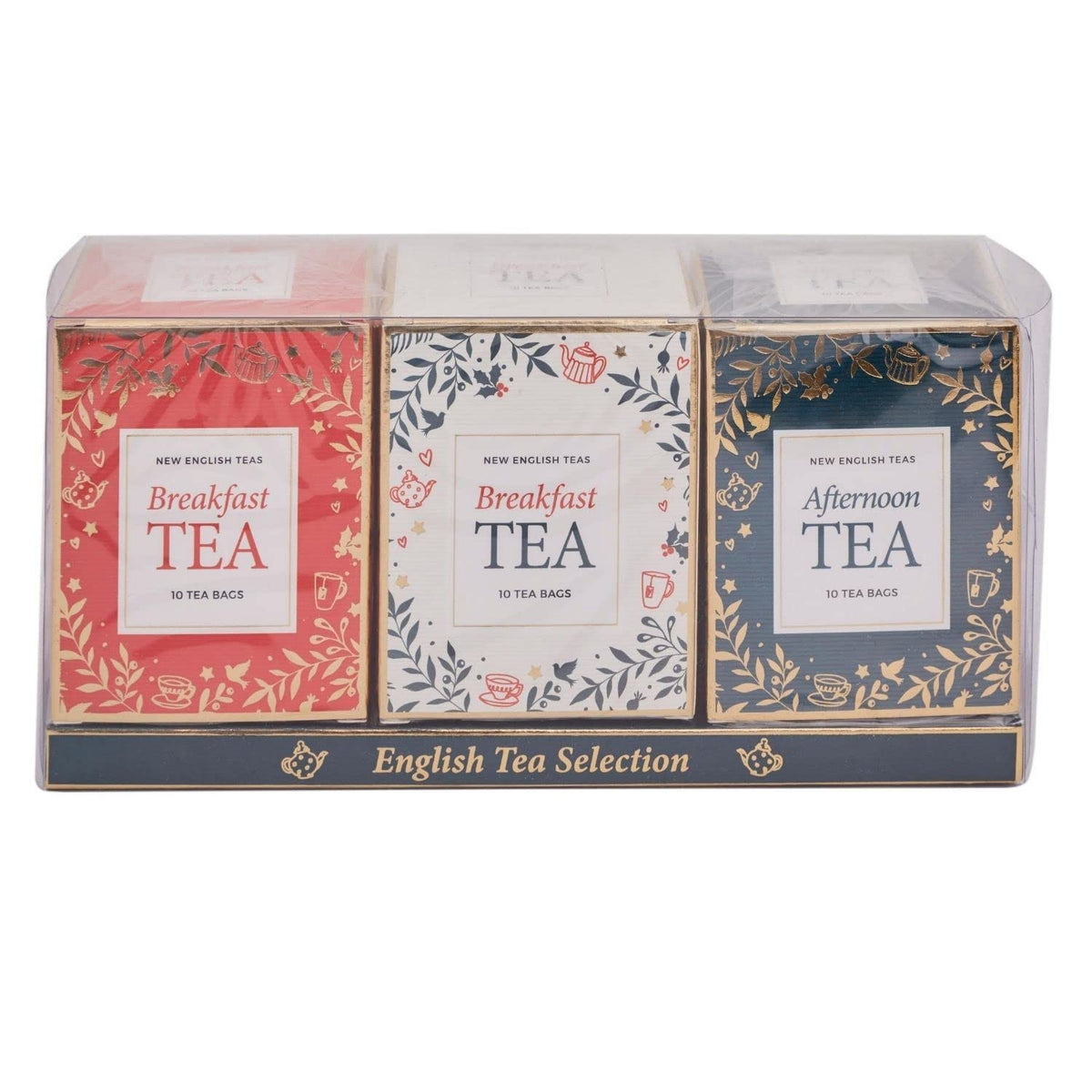 New English Teas Christmas Tea Gift Set - 3 Cartons | 30 Teabags 1