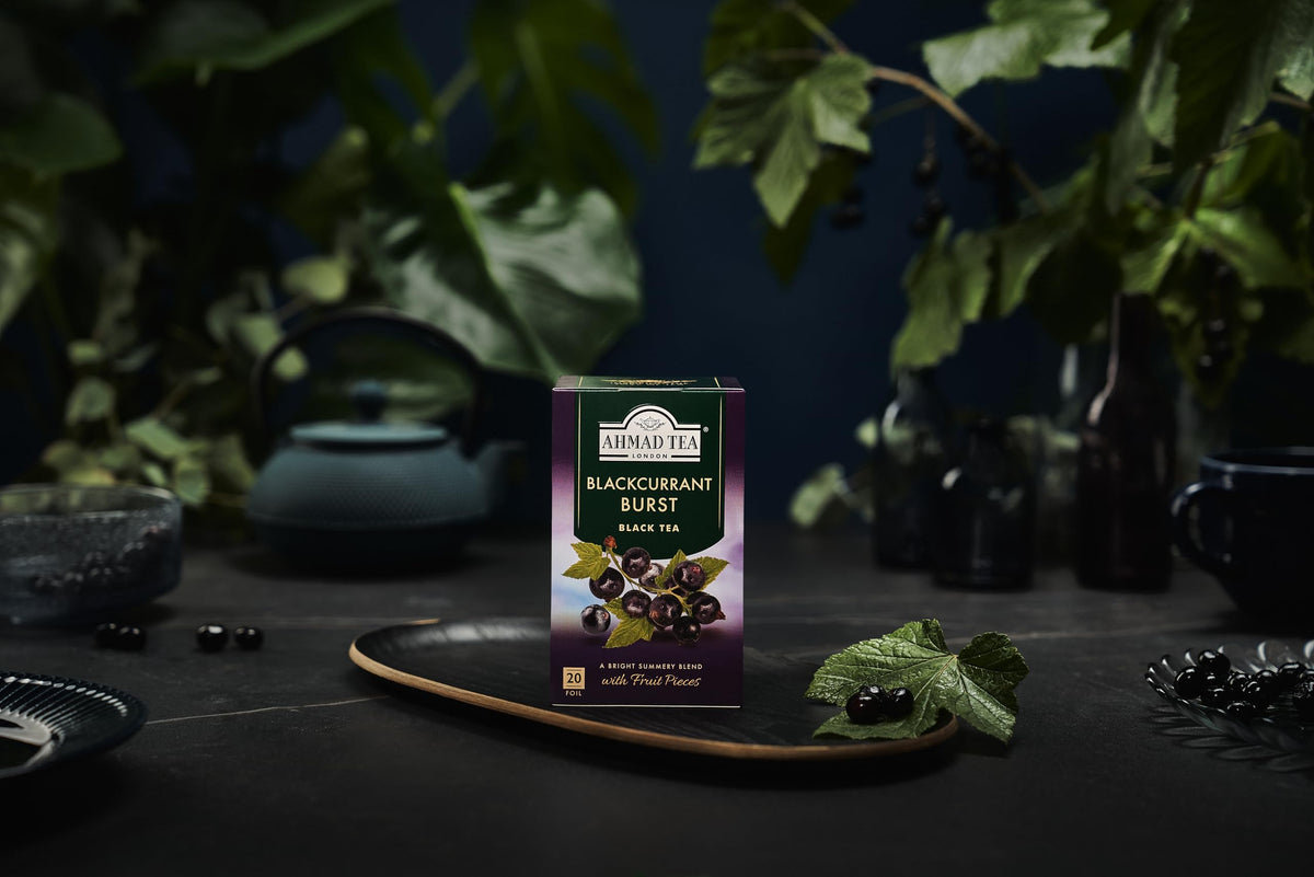 Ahmad Tea Blackcurrant Burst Black Tea - 20 Teabags | Refreshing Berry Flavour | 79g 4
