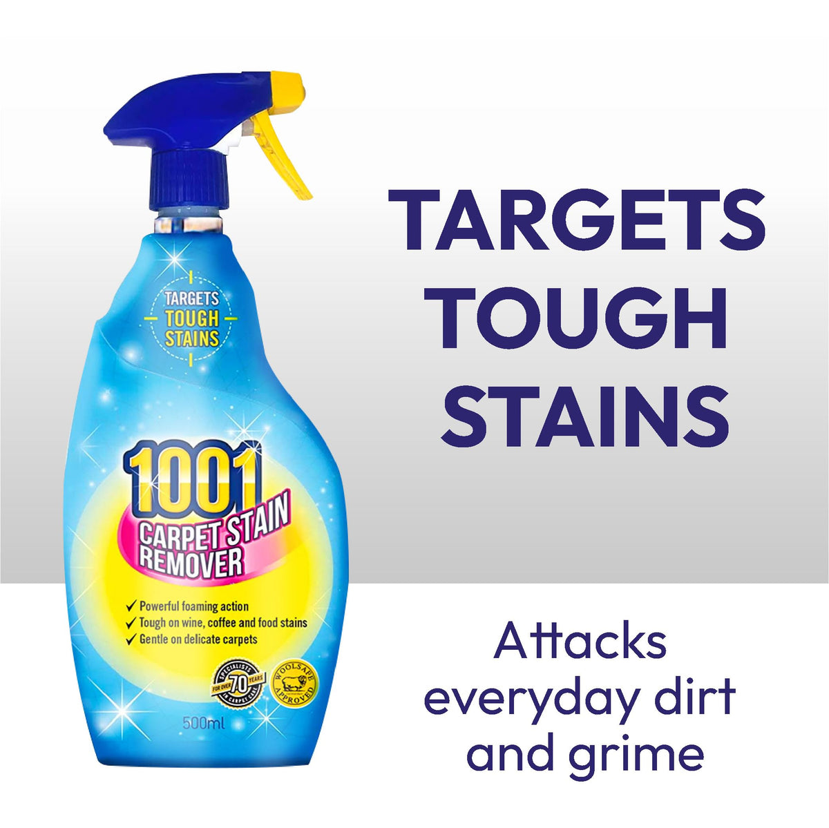 1001 Carpet Stain Remover Spray - Tough on Stains, Gentle on Carpets | 500ml 2