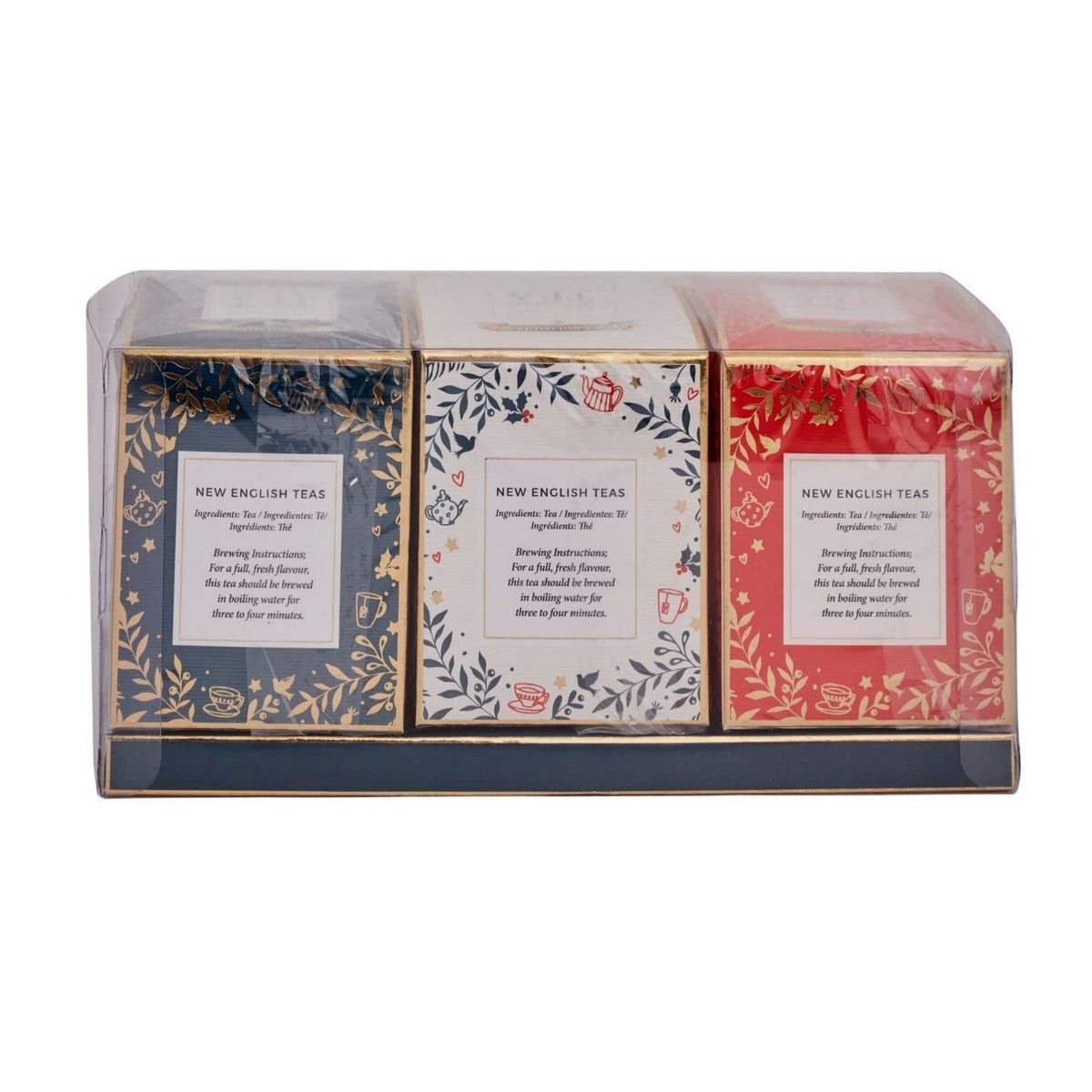 New English Teas Christmas Tea Gift Set - 3 Cartons | 30 Teabags 2