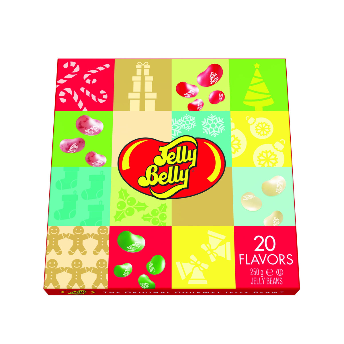 Jelly Belly Christmas 20 Flavour Gift Box - 250g | Assorted Flavours | Gluten Free