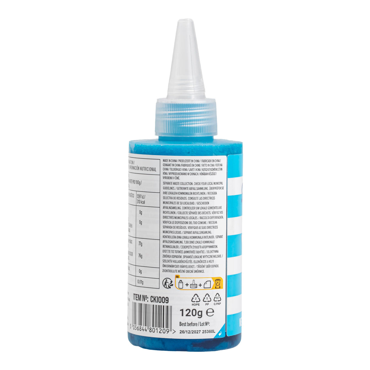PME Blue Biscuit Icing - Ready-to-Use for Cookie Decorating | 120g 5