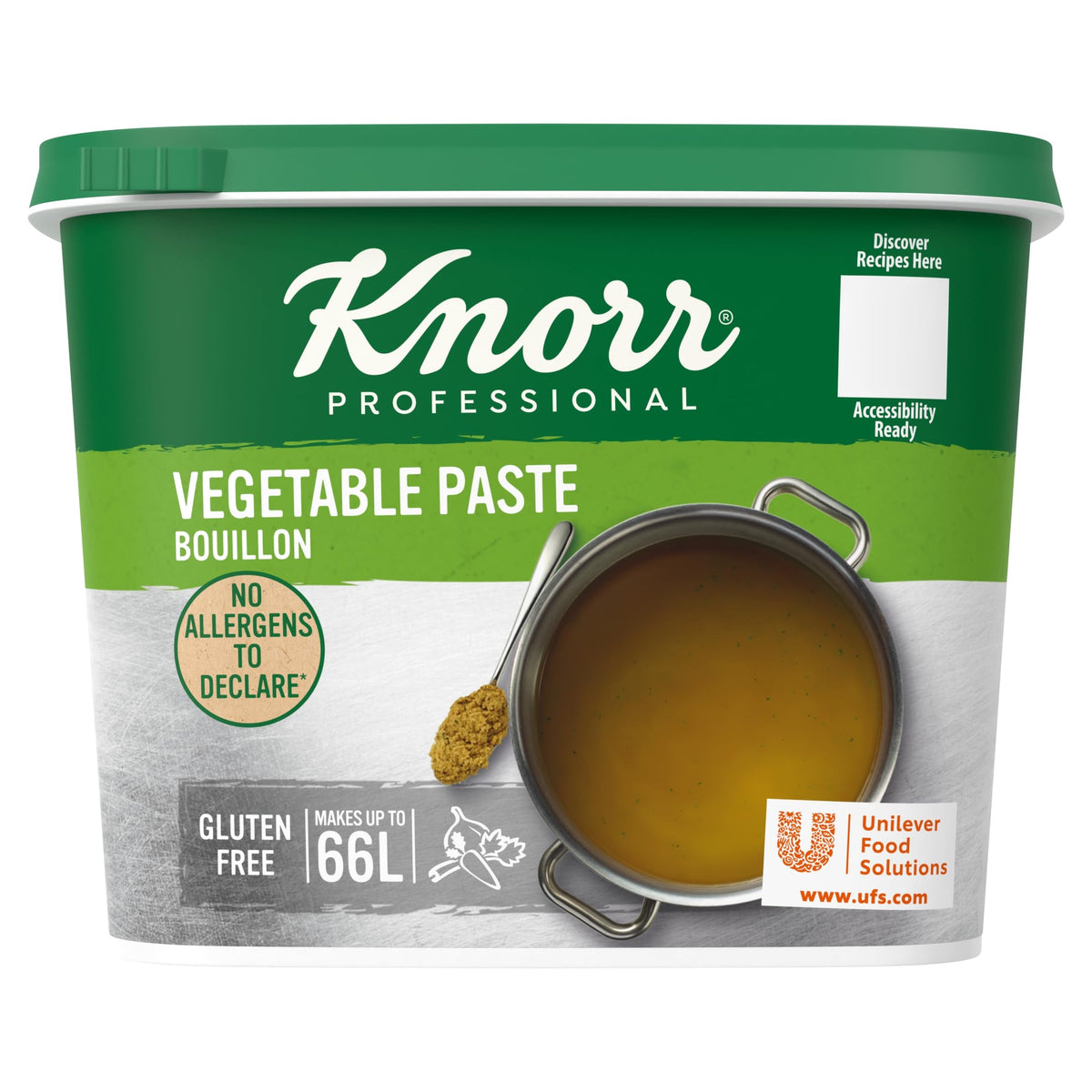 Knorr Professional Vegetable Paste Bouillon - Vegan, Gluten-Free, 1kg 1