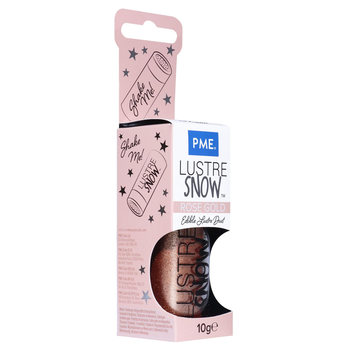 PME Edible Lustre Snow Sprinkle - Rosegold (10g) 6
