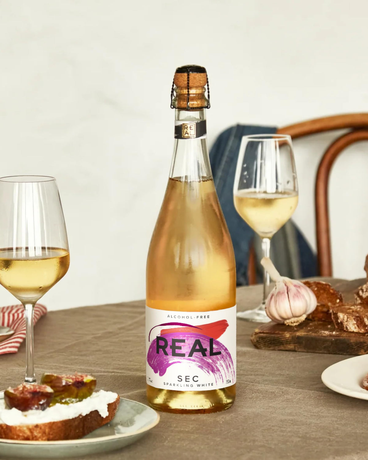 REAL Kombucha Sec Slow Fermented Sparkling Tea - 750ml 3