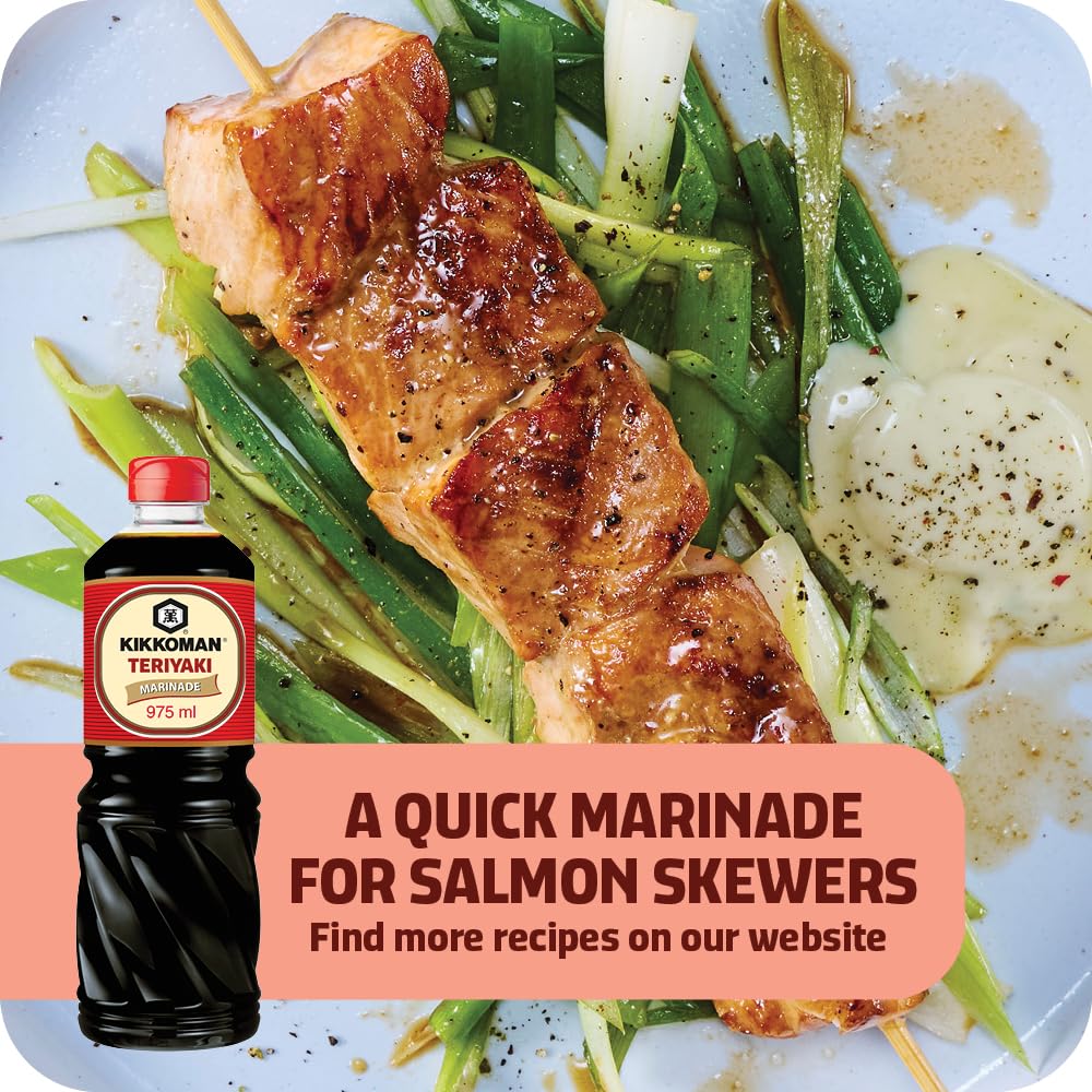 Kikkoman Teriyaki Marinade - 975ml Bottle | Vegan Friendly, GMO Free 9