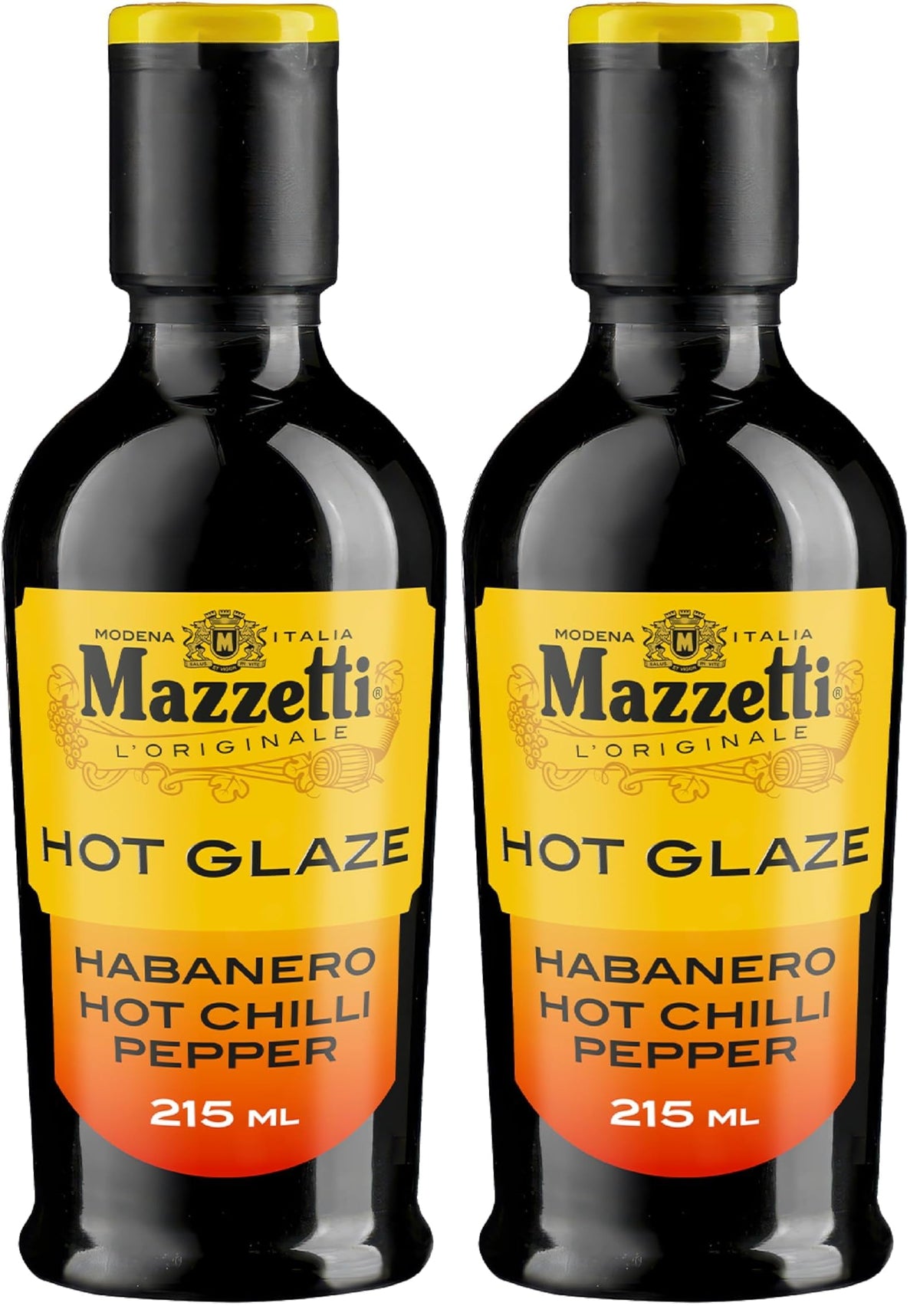 Mazzetti Chilli Balsamic Glaze - Thick & Rich Gourmet Italian Glaze | 2 x 215ml