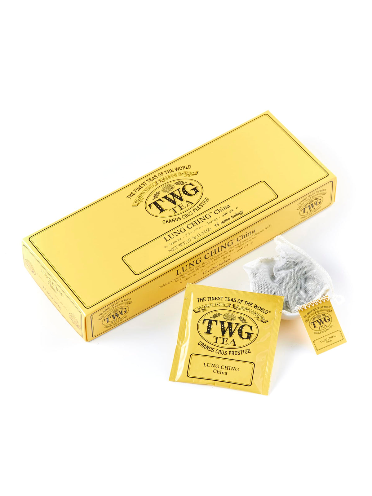 TWG Tea Lung Ching Green Tea - Aromatic Jade Infusion | 40g Teabags