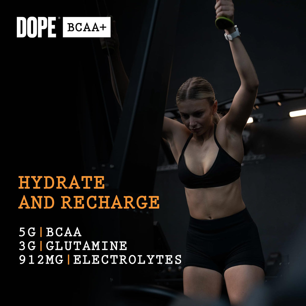 BULK POWDERS Dope BCAA+ Intra-Workout Powder - Cola | 360g | 30 Servings | 5g BCAAs