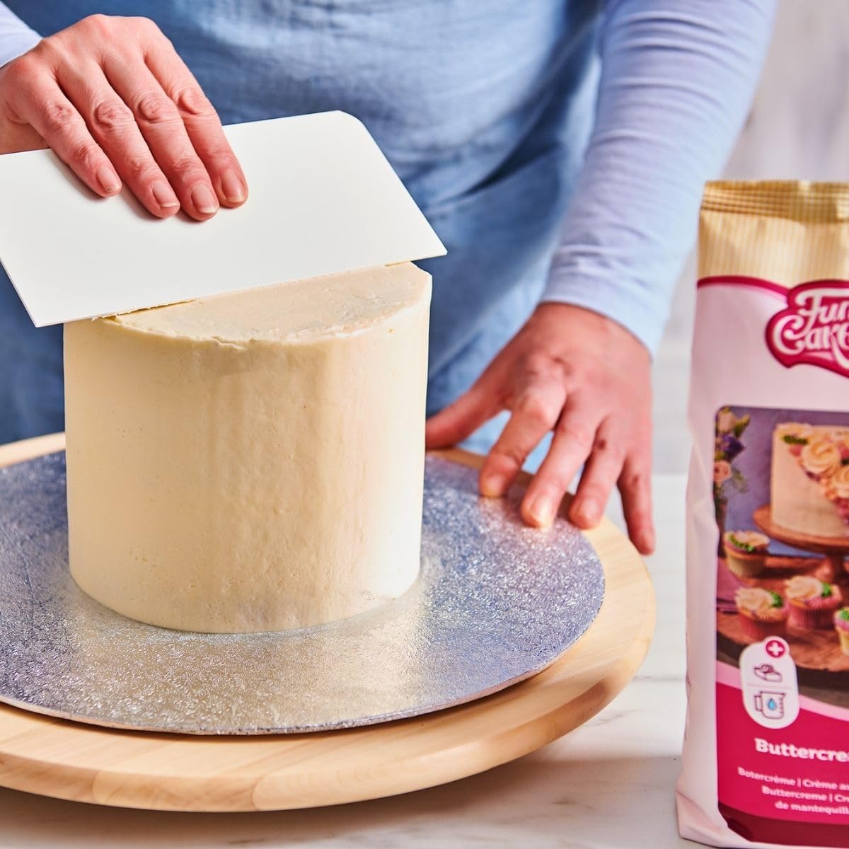 FunCakes Buttercream Mix - Creamy Frosting for Cakes & Cupcakes | 1kg 3