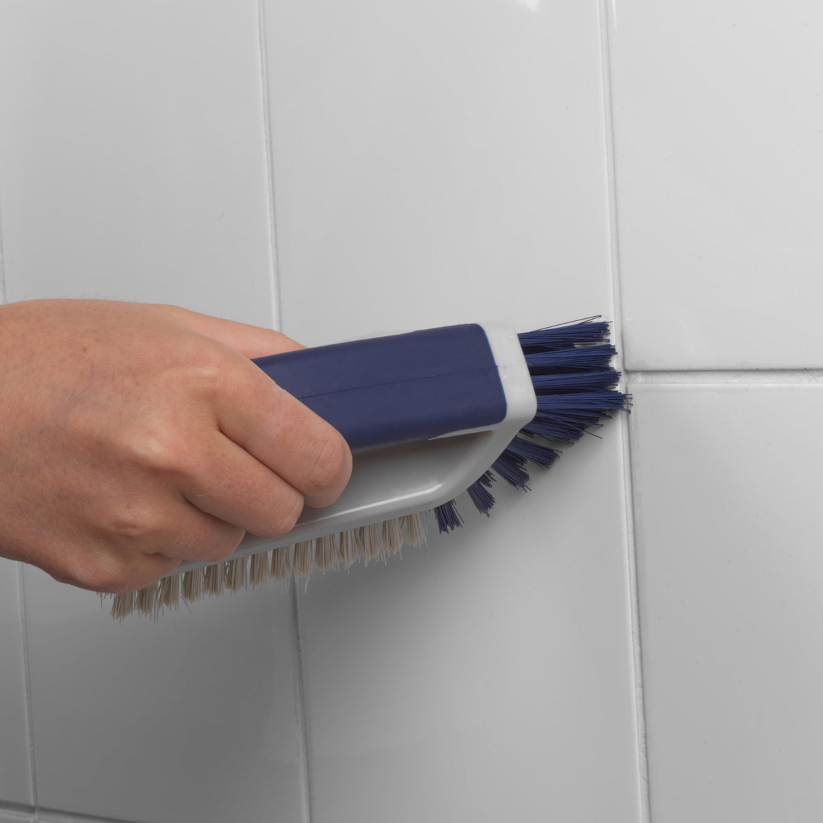 Beldray Deep Clean Angled Scrubbing Brush - Durable Bristles, Non-Slip Handle | Blue Navy 5