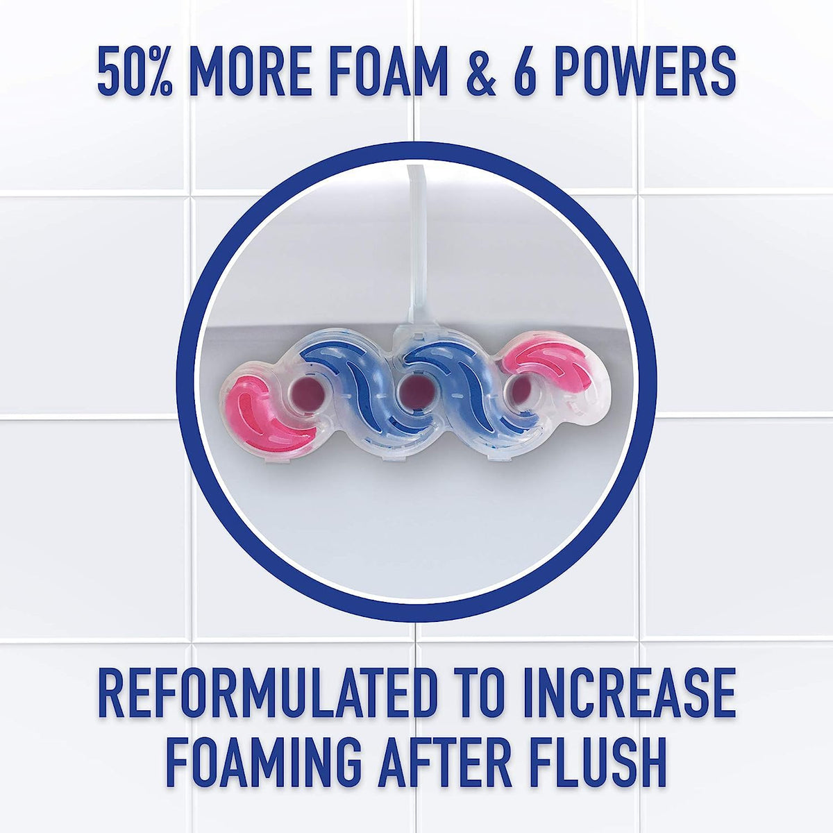 Harpic Active Fresh Toilet Rim Block Tropical Blossom - Prevents Limescale | Lasts up to 4 weeks | Pack of 1 2