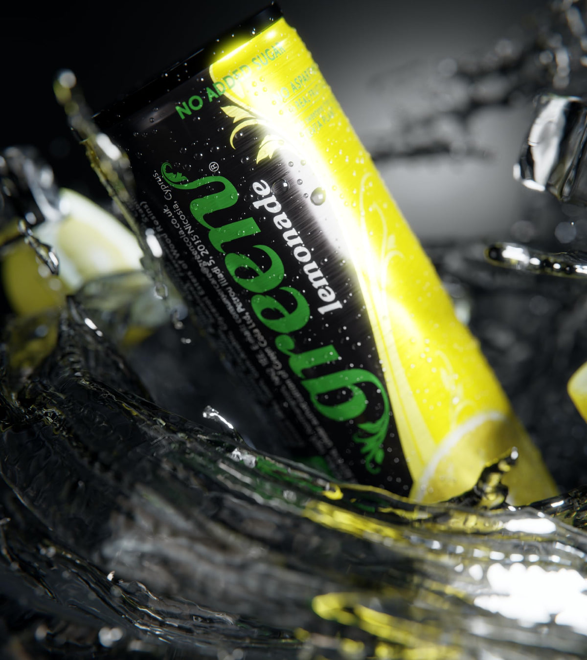 Green Cola Sparkling Lemonade - Low Calorie, Sugar-Free, Natural Lemon Flavour | 4 x 330ml Cans 3