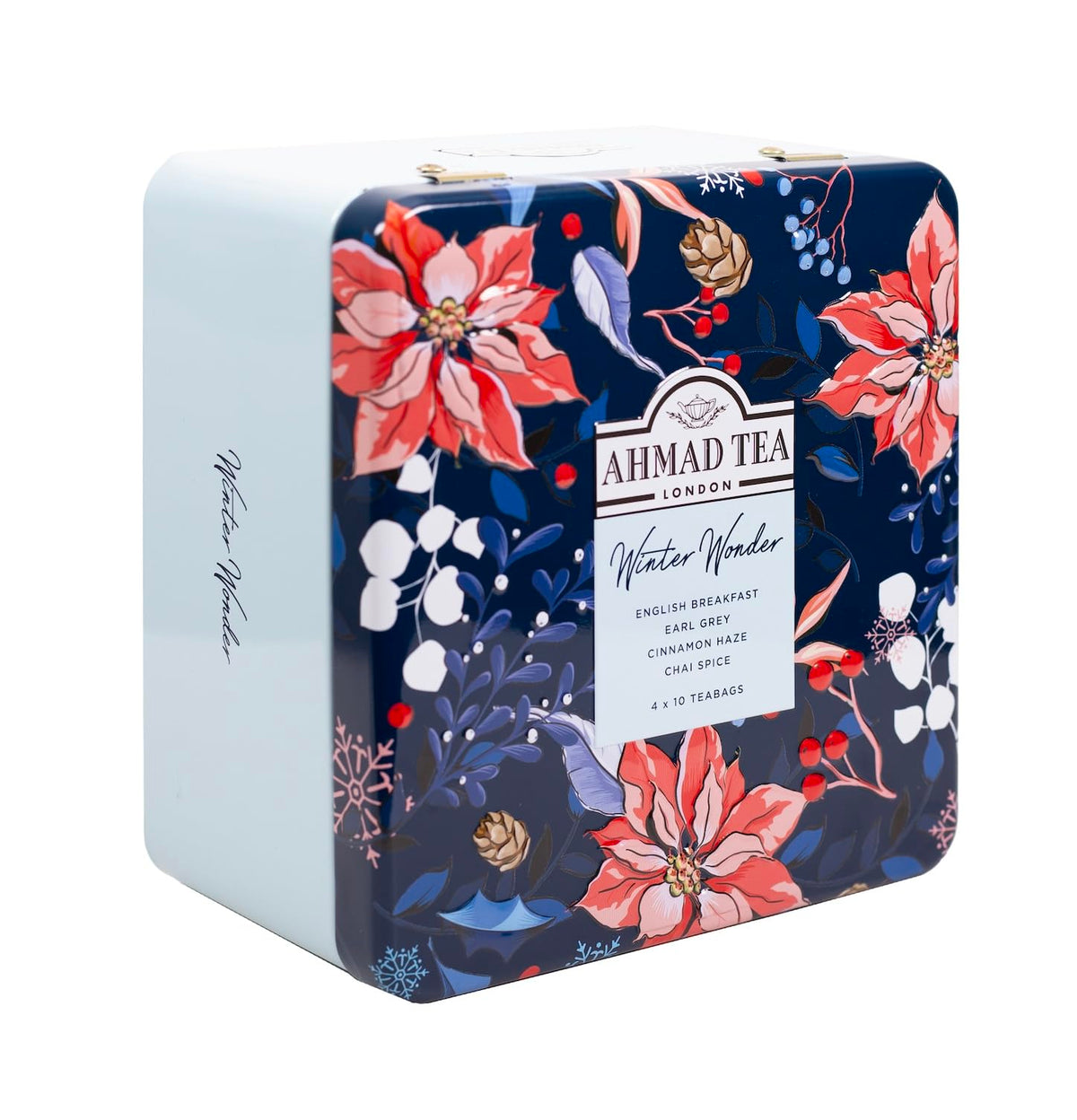 Ahmad Tea Christmas Selection Caddy - 40 Teabags, 4 Festive Flavors 2