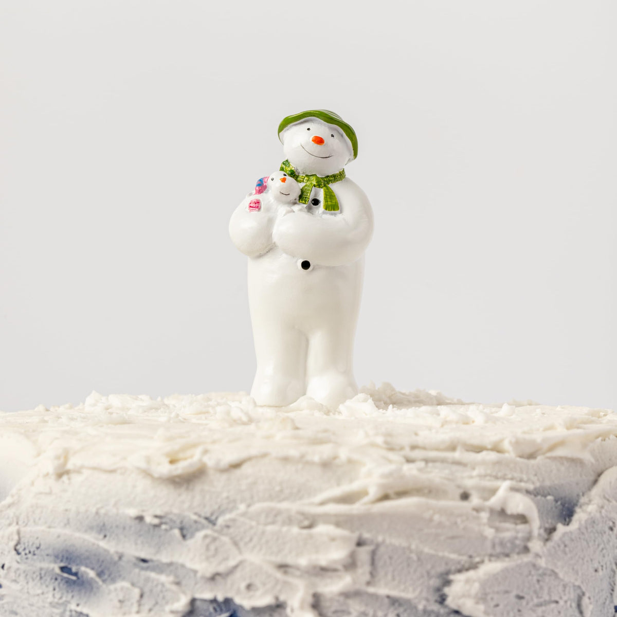 Anniversary House Snowman and Snowdog Cake Topper - Hand-Painted Resin Figure, 6.5cm 4