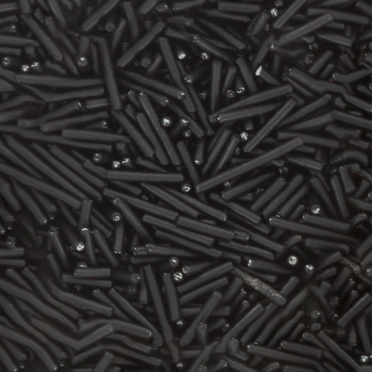Culpitt Black Sugar Strand Sprinkles - 500g Pouch | Edible Decorations | Baking & Dessert Topping
