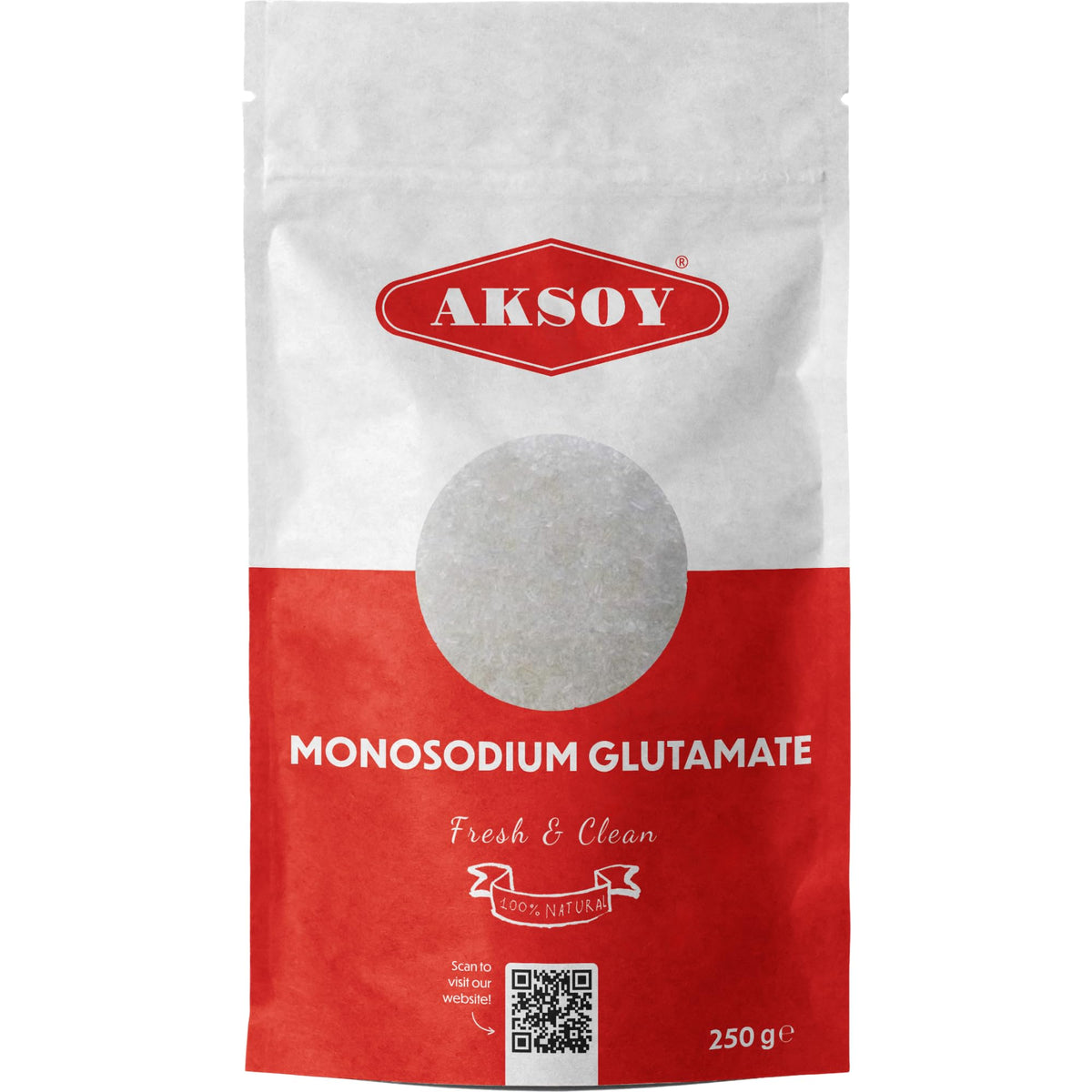 AKSOY Premium MSG (Monosodium Glutamate) - Flavour Enhancer, 250g Powder