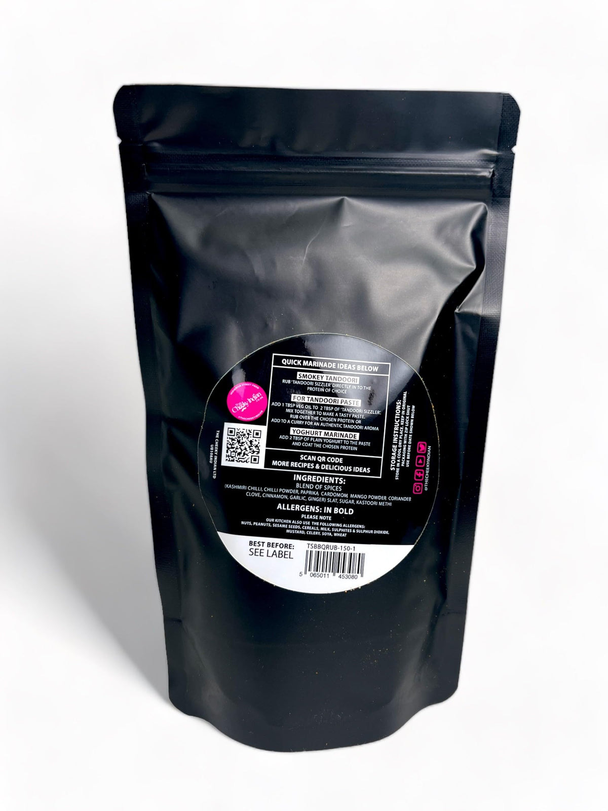 THE CHEEKY INDIAN Tandoori Sizzler Hot Spice Rub - 150g | Vegetarian | Gluten-Free 2