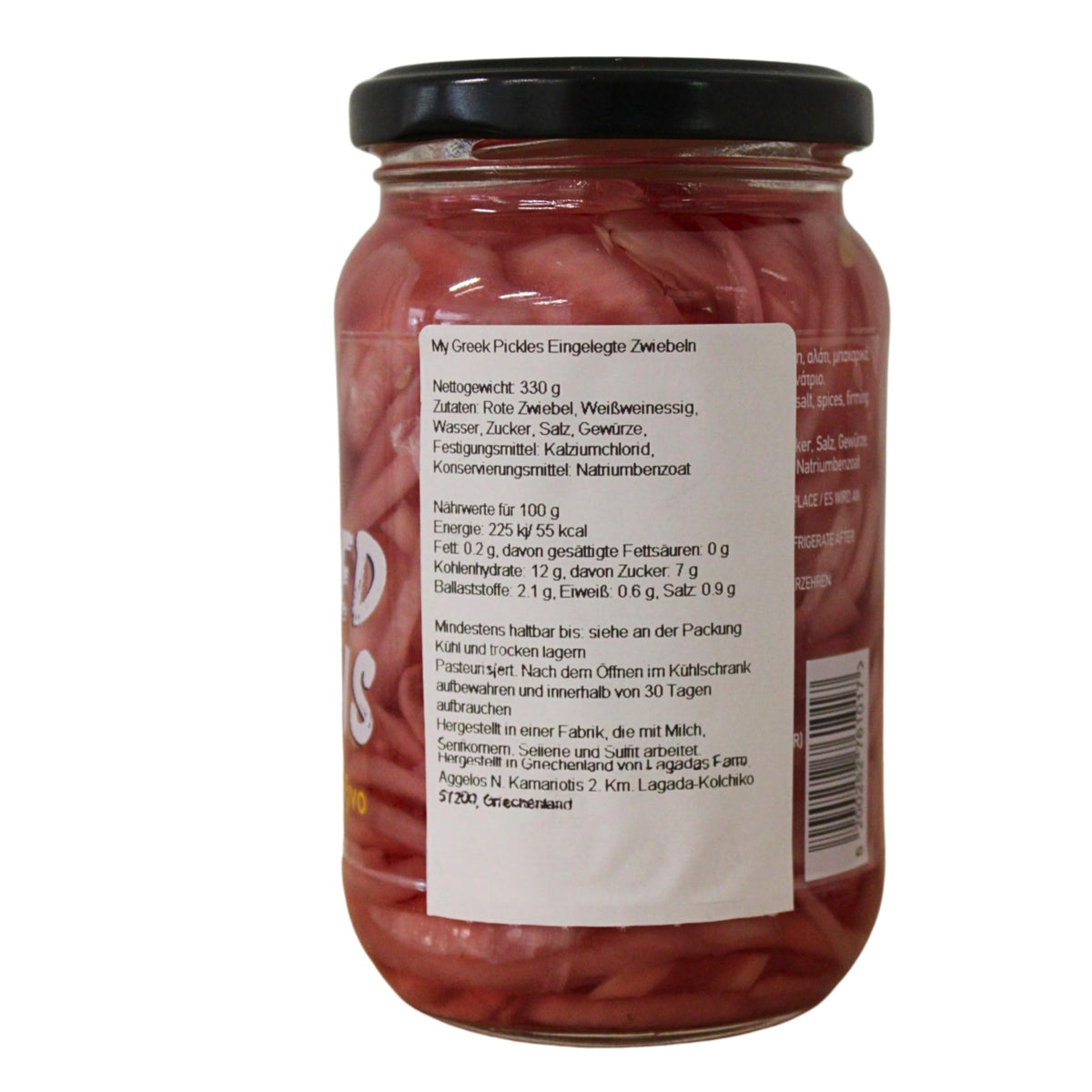 SpiceMasters.co.uk My Greek Pickles Pickled Onions - Traditional Greek Recipe | Vegan & Gluten-Free | 2 x 330g