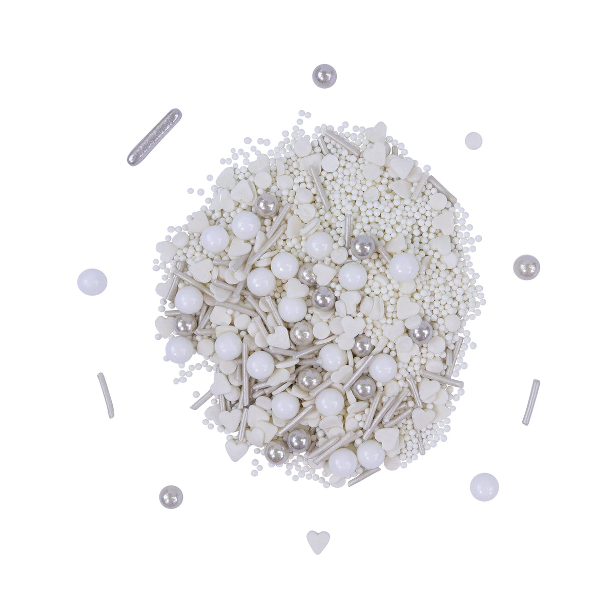 PME Out the Box Sprinkles Mix - White Wedding | 60g | Sugar Shapes 3