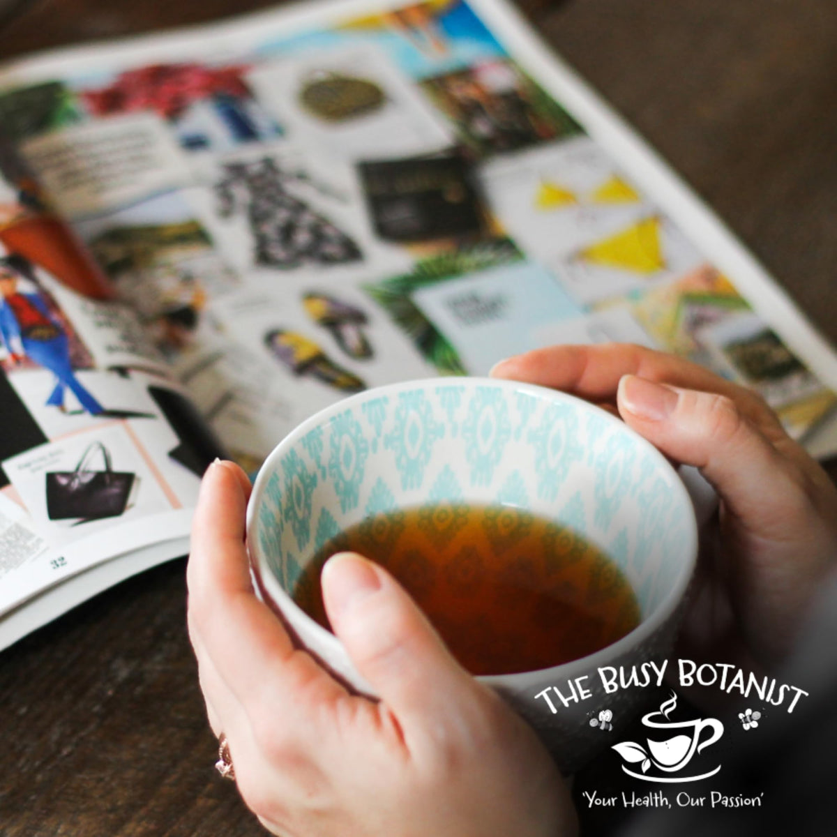 The Busy Botanist Aqua Balance Herbal Tea - Caffeine Free, 30 Count Biodegradable Tea Bags 8