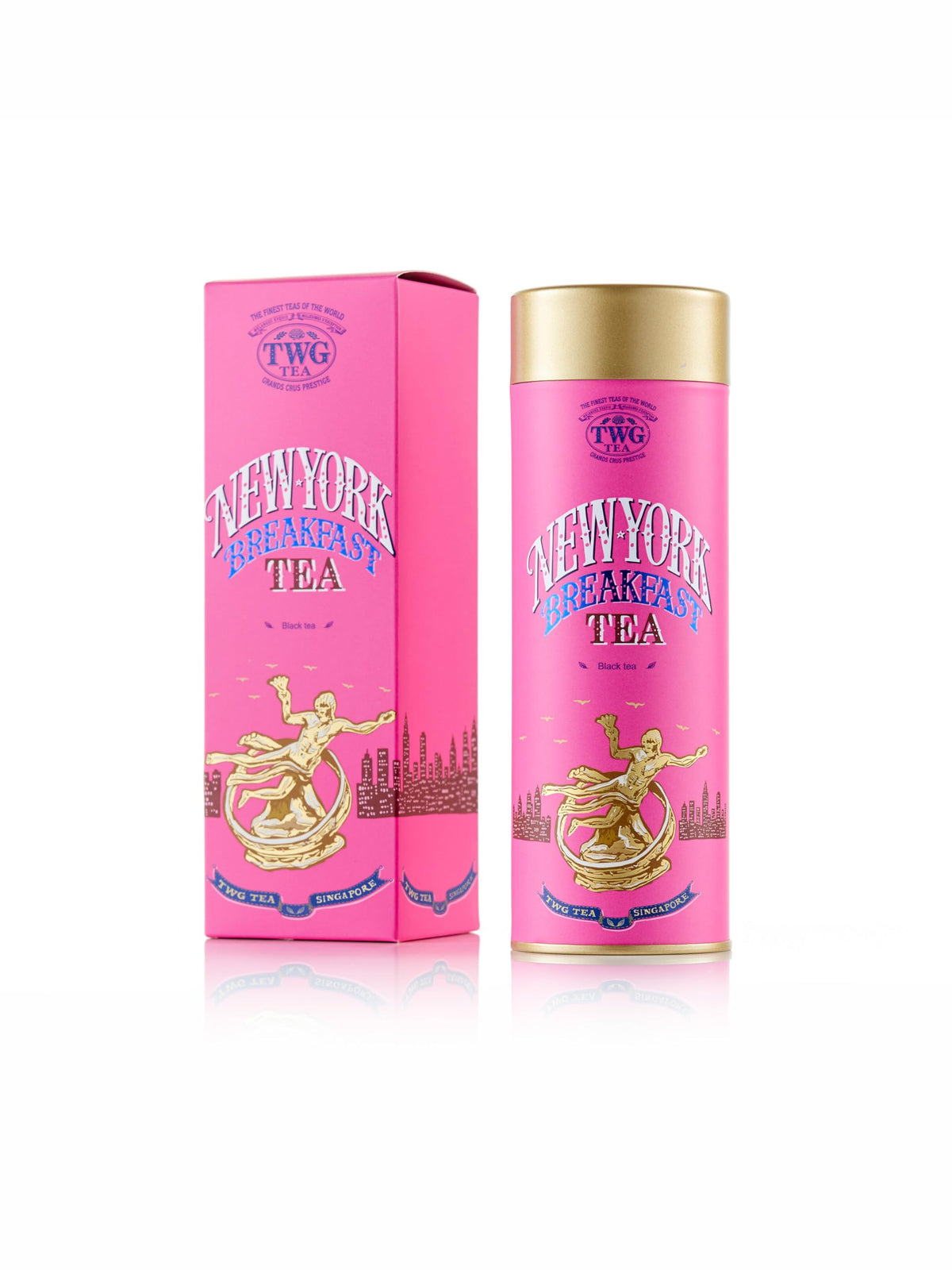TWG Tea New York Breakfast Tea - Loose Leaf Black Tea with Cocoa Husk, 100g
