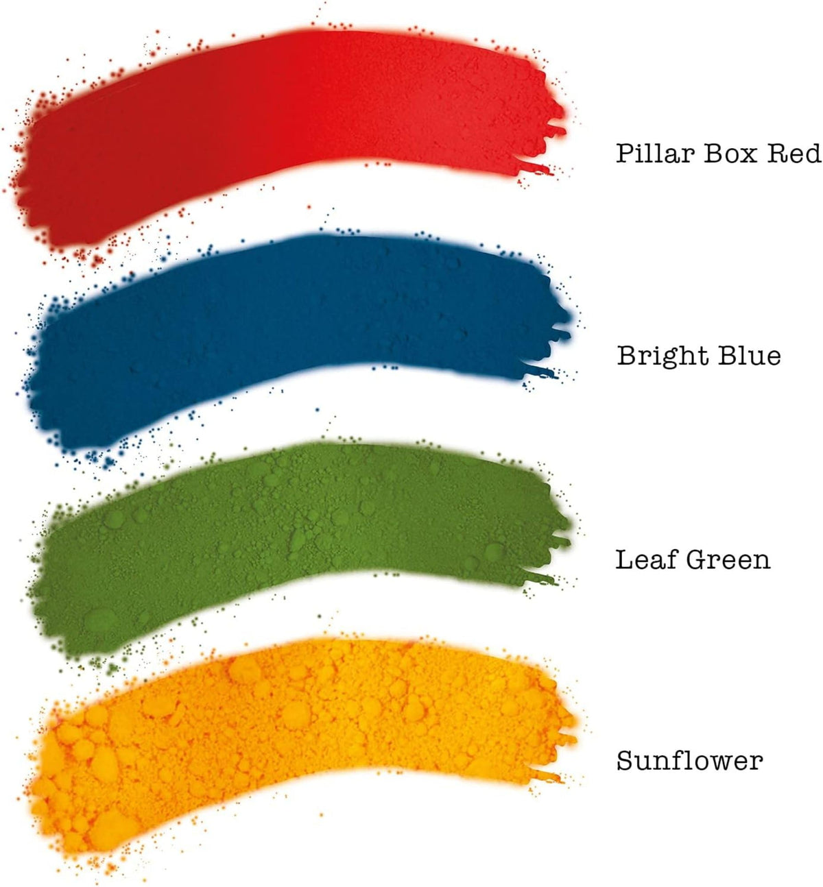 Colour Splash Primary Food Colouring Dust Set - 4 x 5g Jars 3
