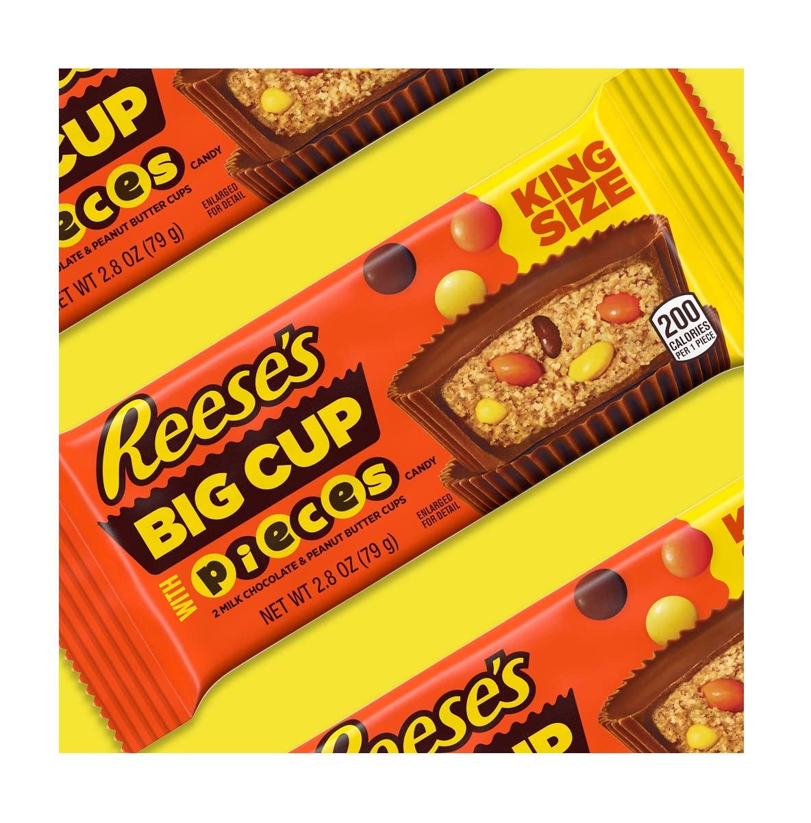 Reese's Milk Chocolate Peanut Butter Cups with Reese's Pieces, Giant Size, 16 Packs 5