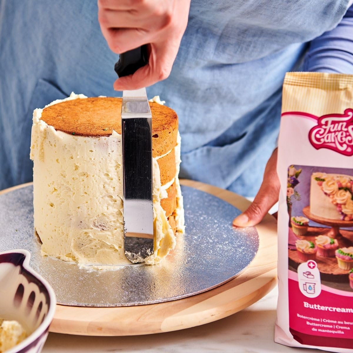 FunCakes Buttercream Mix - Creamy Frosting for Cakes & Cupcakes | 1kg