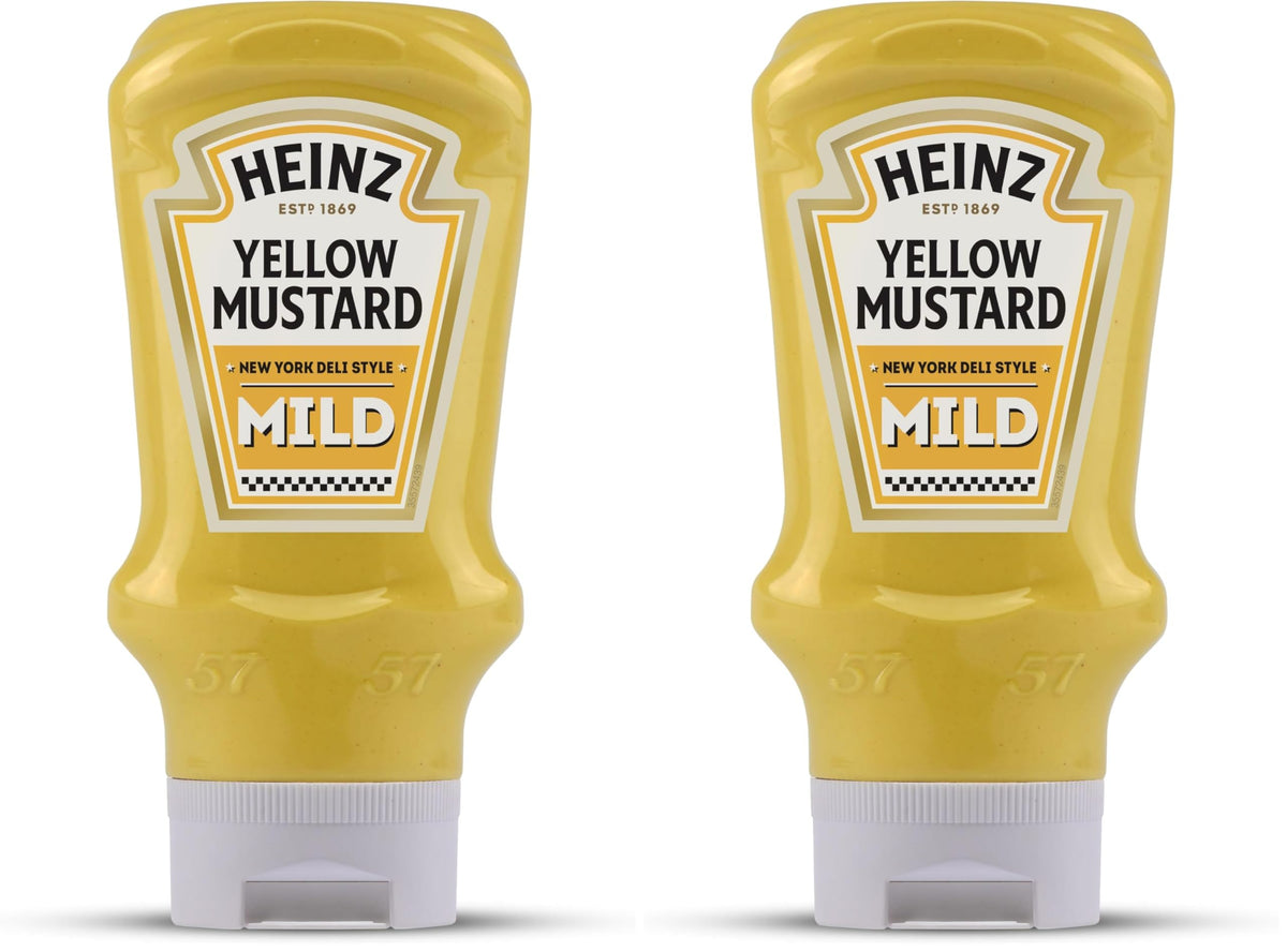 Heinz Mild Yellow Mustard - 240g Pack of 2 1