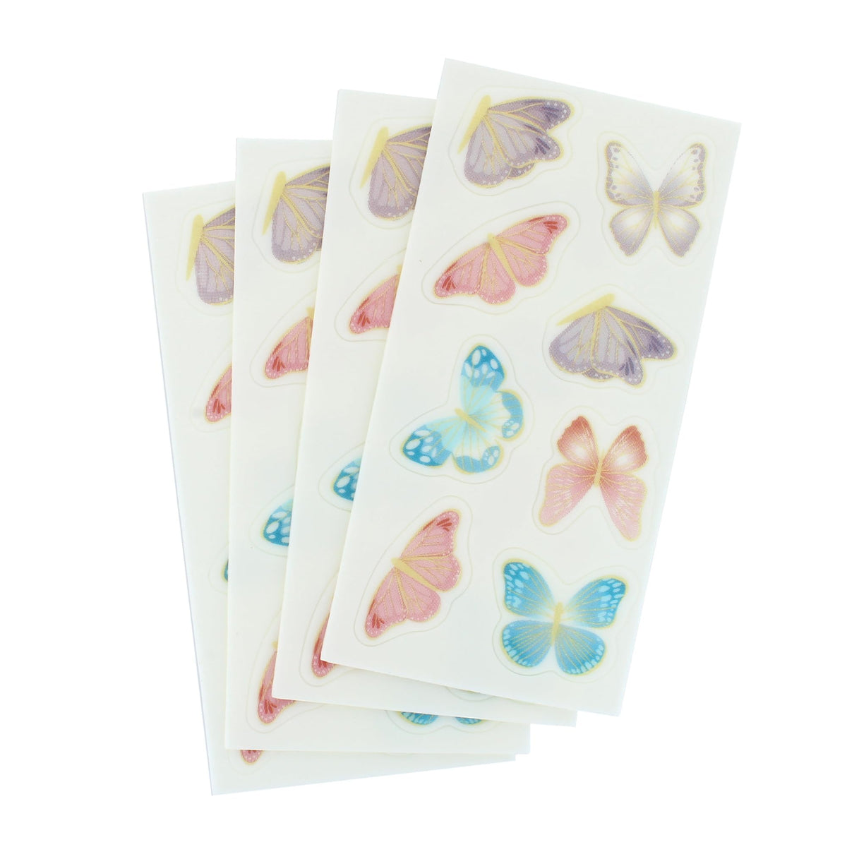 Culpitt Butterfly Sugar Decorations - 32 Edible Cupcake Toppers | Fondant Icing | 25mm-40mm 5