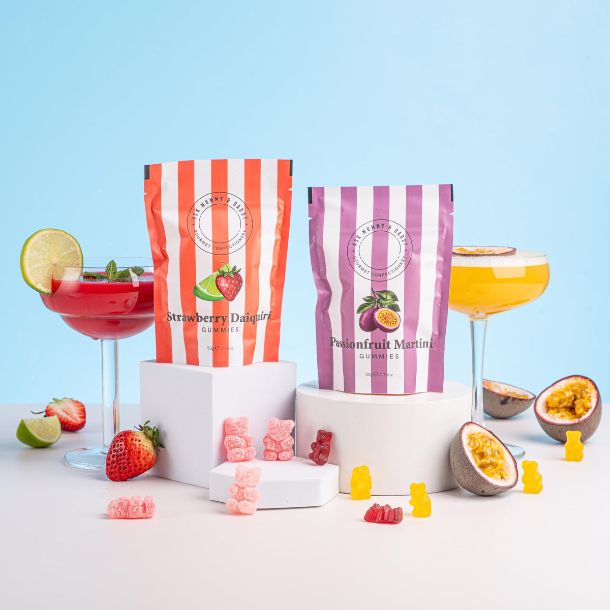 Ask Mummy & Daddy Passionfruit Martini Pouch - 50g 3