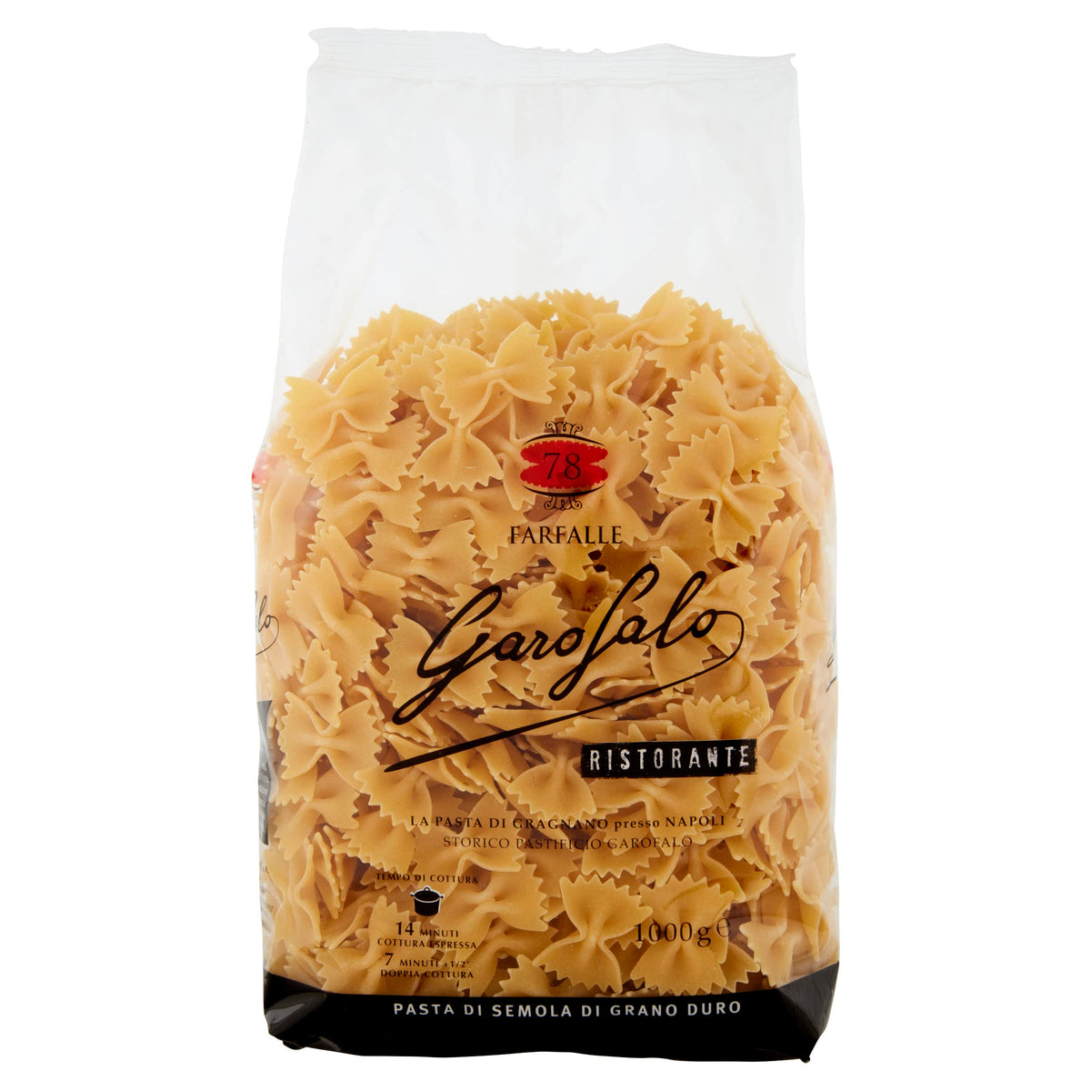 Garofalo Gluten Free Farfalle Pasta - 800g (Pack of 2) 6