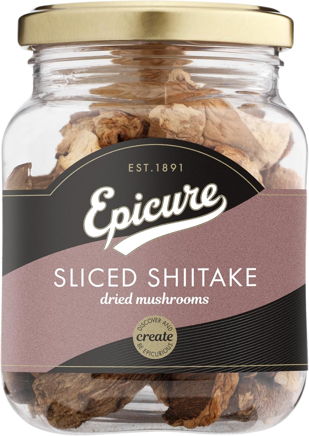 Epicure Sliced Shiitake Dried Mushrooms - Intense Umami Flavour | 30g | Natural Ingredients