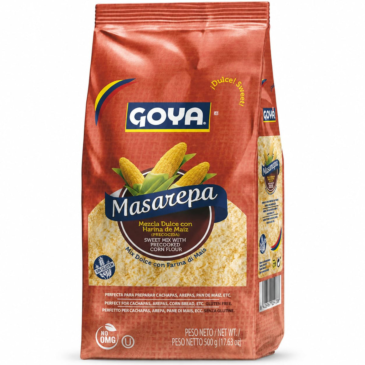 Goya Masarepa Sweet Mix with Precooked Corn Flour - Gluten Free | 500g Pack 1