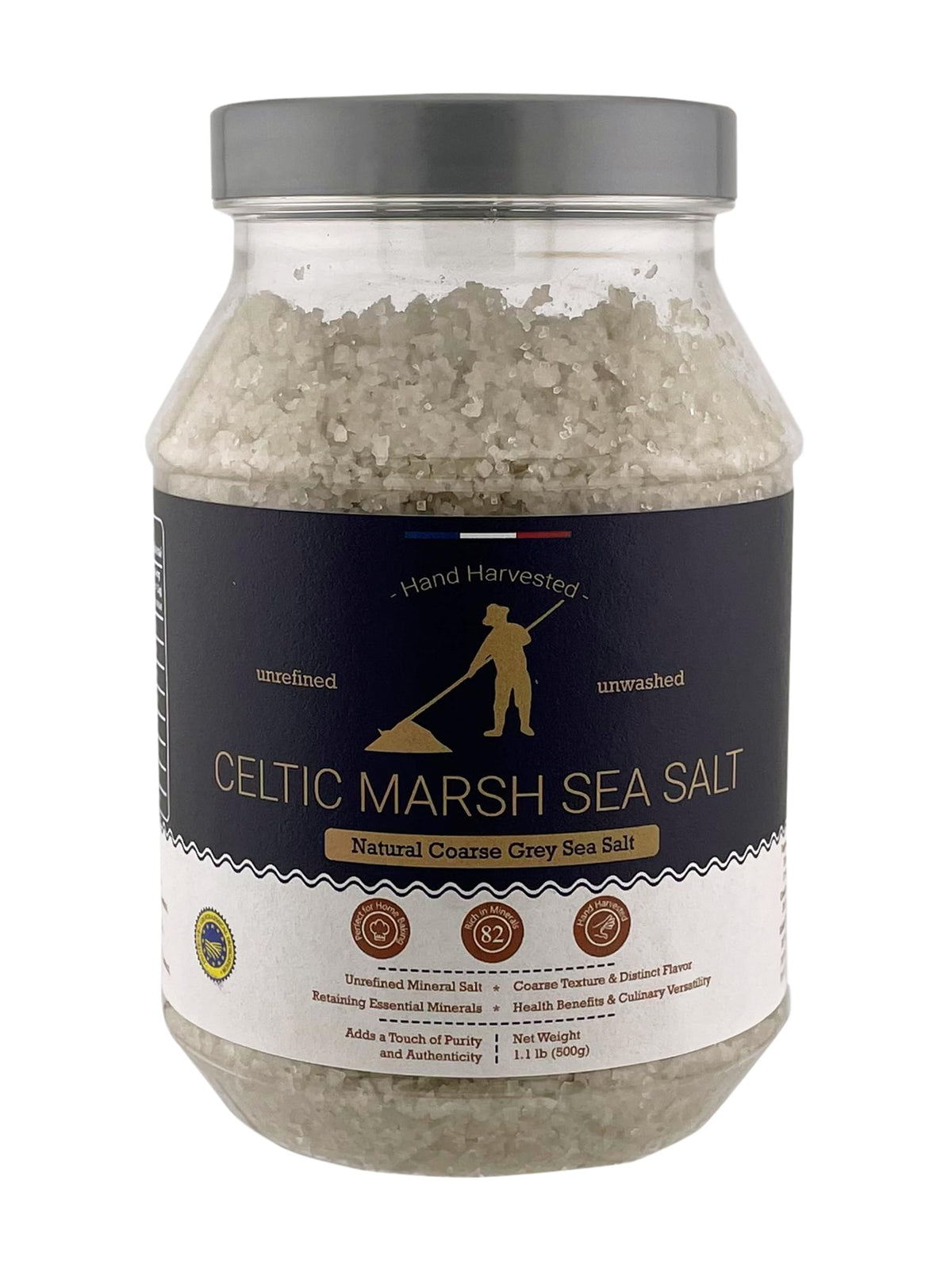 Celtic Marsh Sea Salt - Unrefined, Coarse, Mineral-Rich | 500g