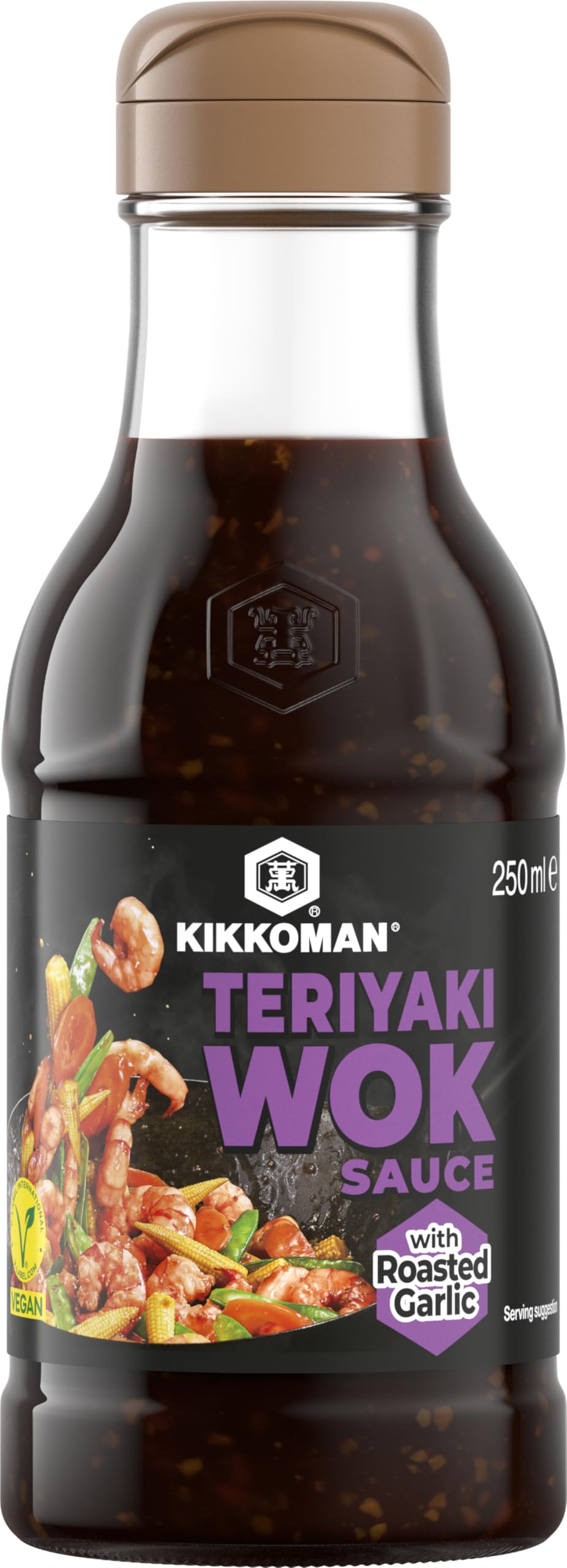 Kikkoman Teriyaki Garlic Sauce 250ml & Korean BBQ Sauce 250ml Gift Set with Tea Towel 3