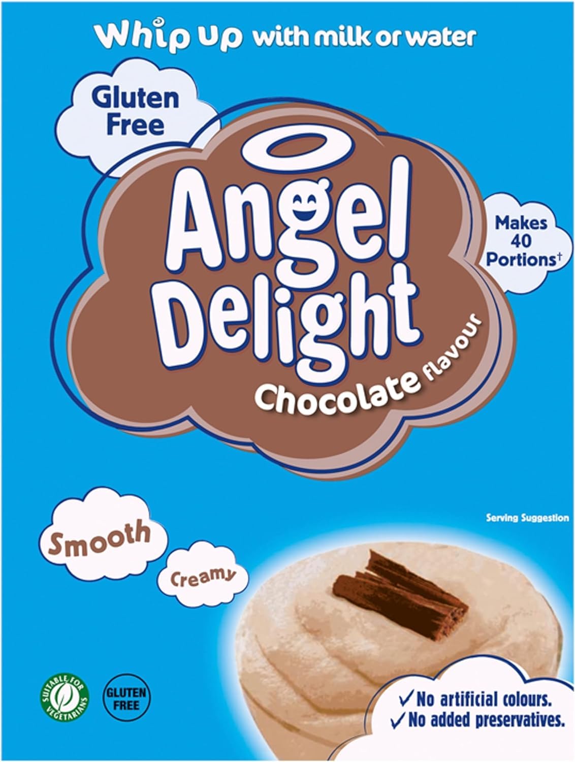 Angel Delight Chocolate Flavour Instant Dessert Mix - 600g 6