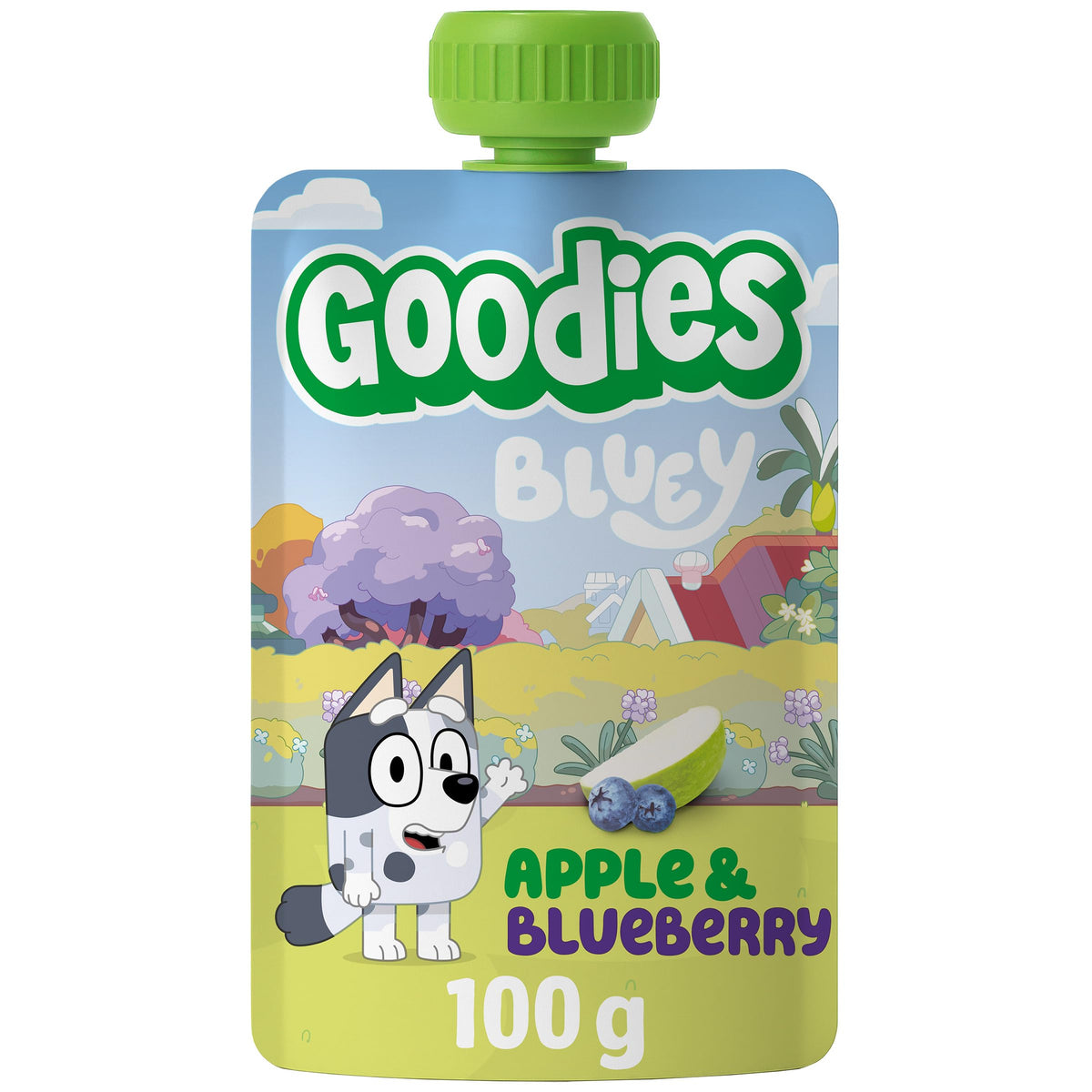 Goodies Bluey Apple & Blueberry Fruit Pouches - 1 of 5 a Day | 100% Fruit | No Added Sugar 3
