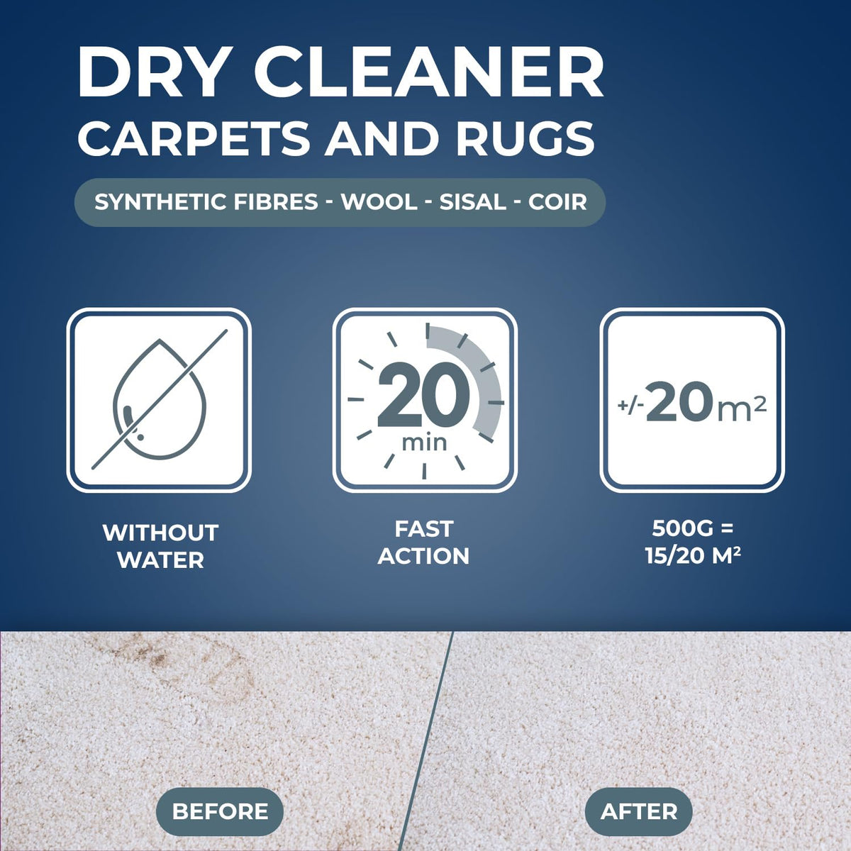 STARWAX Dry-Cleaning Flakes for Carpets & Rugs - Cleans, Revives & Deodorises | 500g 3